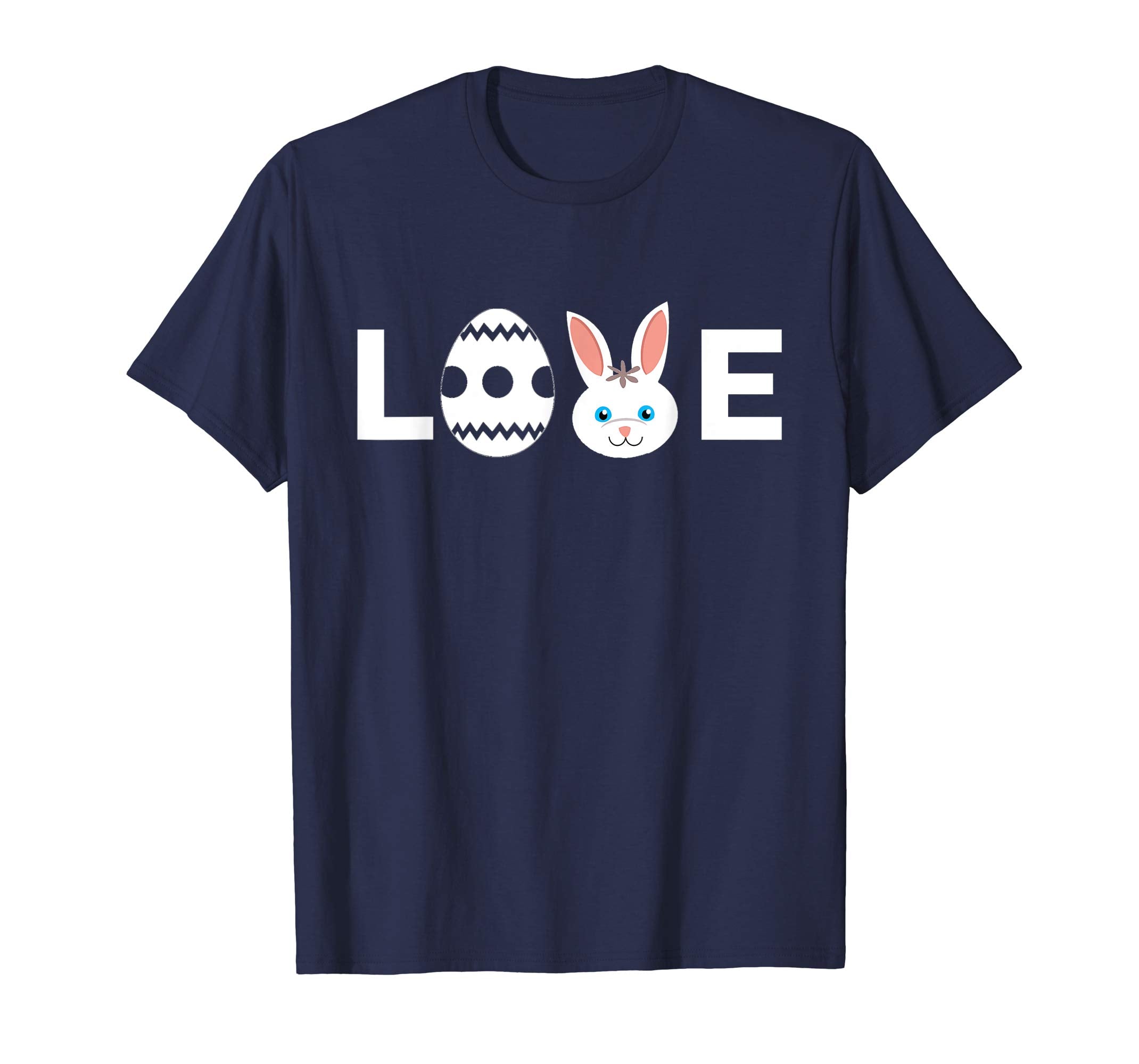 Love Egg And Bunny Face Easter Holiday Pascha Cool T-Shirt