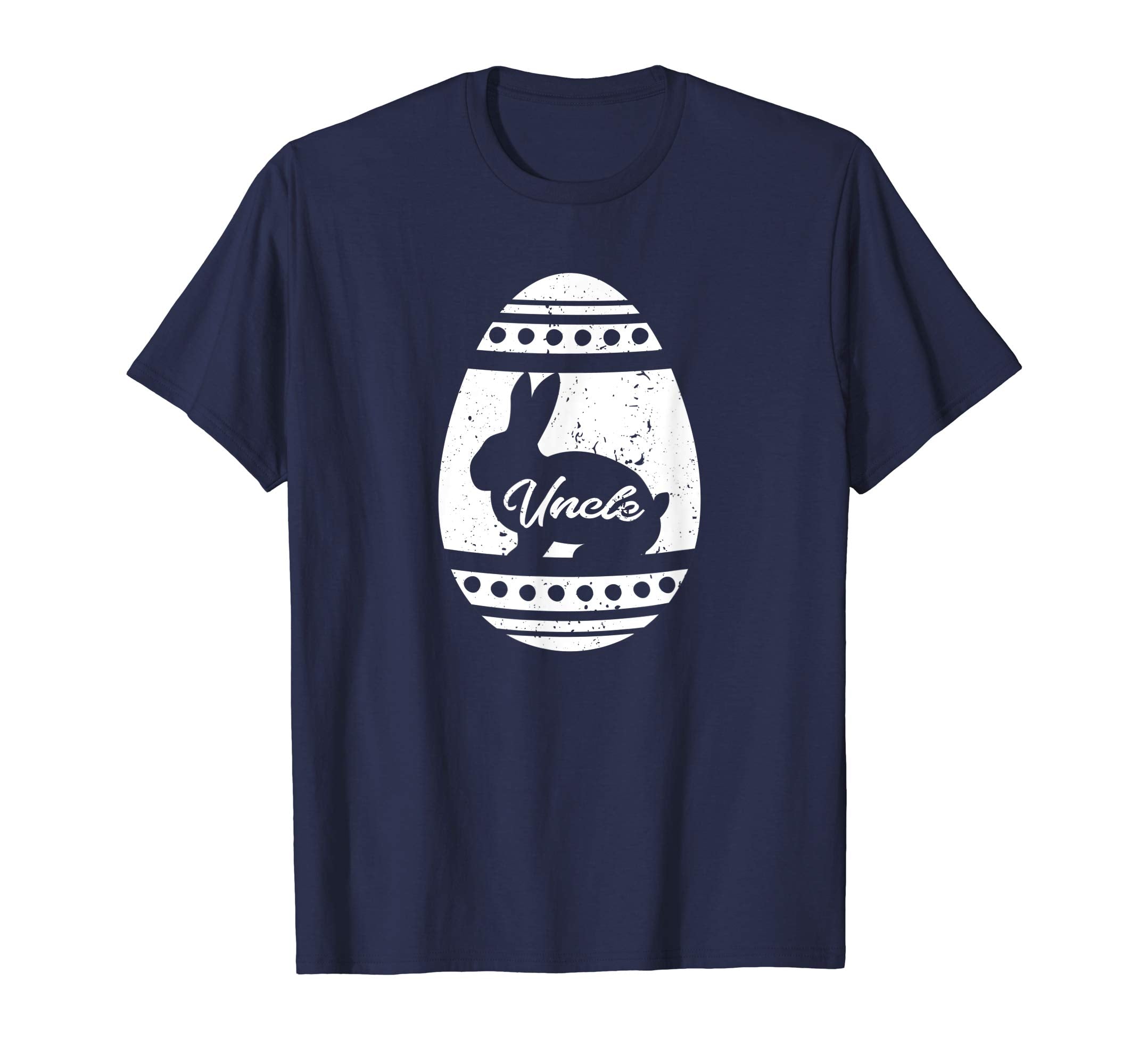 Mens Uncle Rabbit Easter Egg T-Shirt Easter Rabbit Gift for Uncle