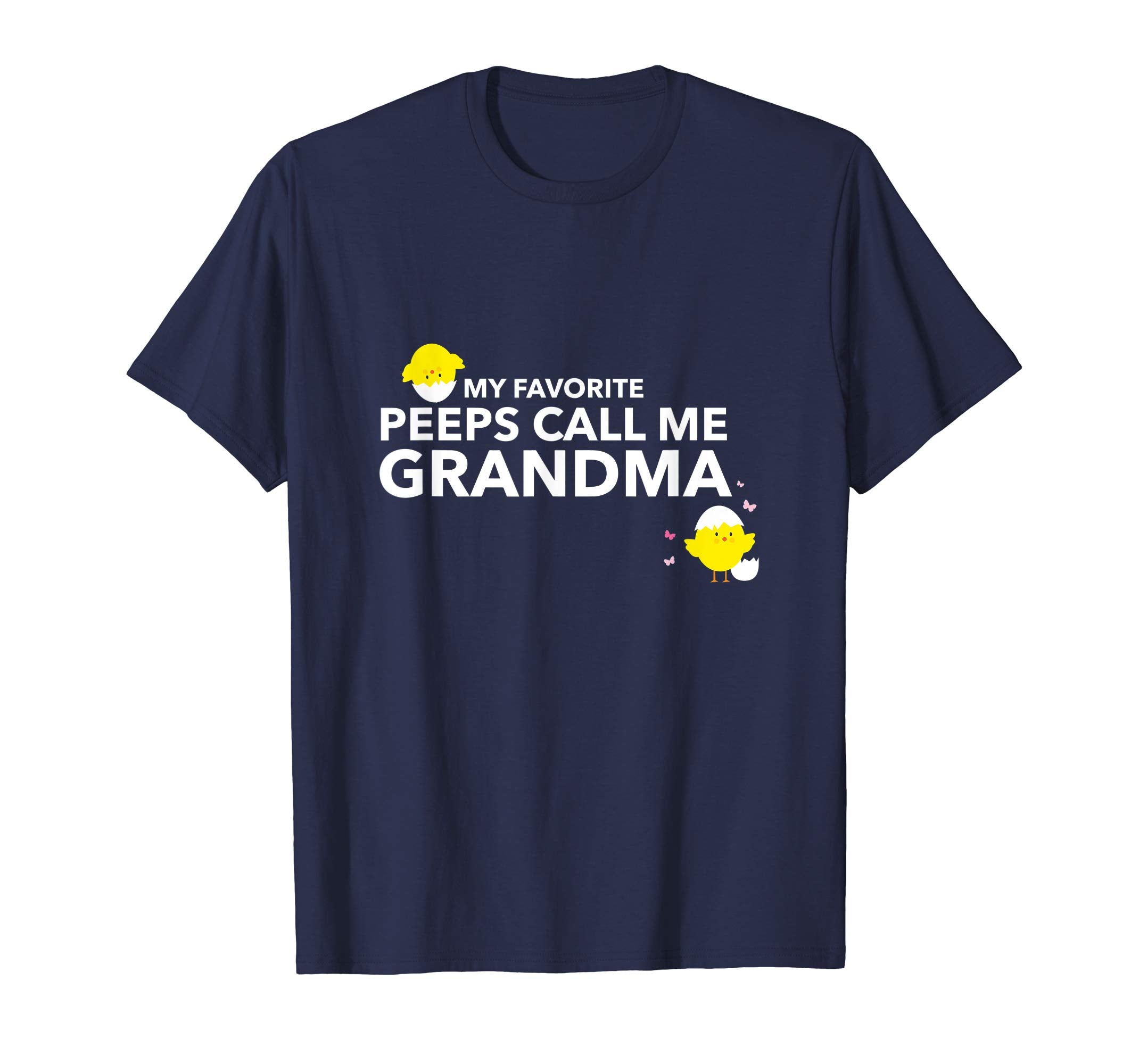 My Favorite Peeps Call Me Grandma Grandkids Easter T-Shirt