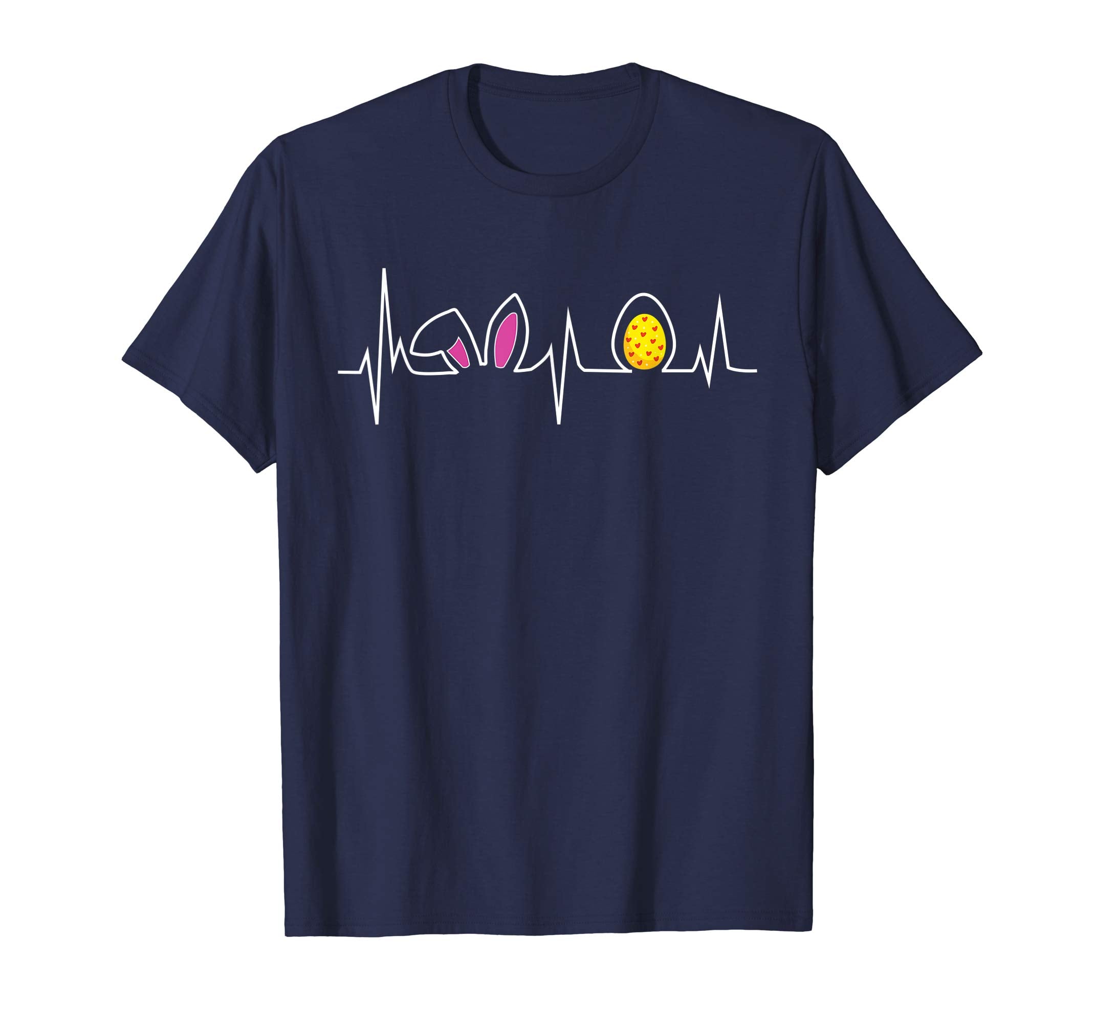 Heartbeat Easter Bunny and Egg T-shirt, Easter Nurse Shirt