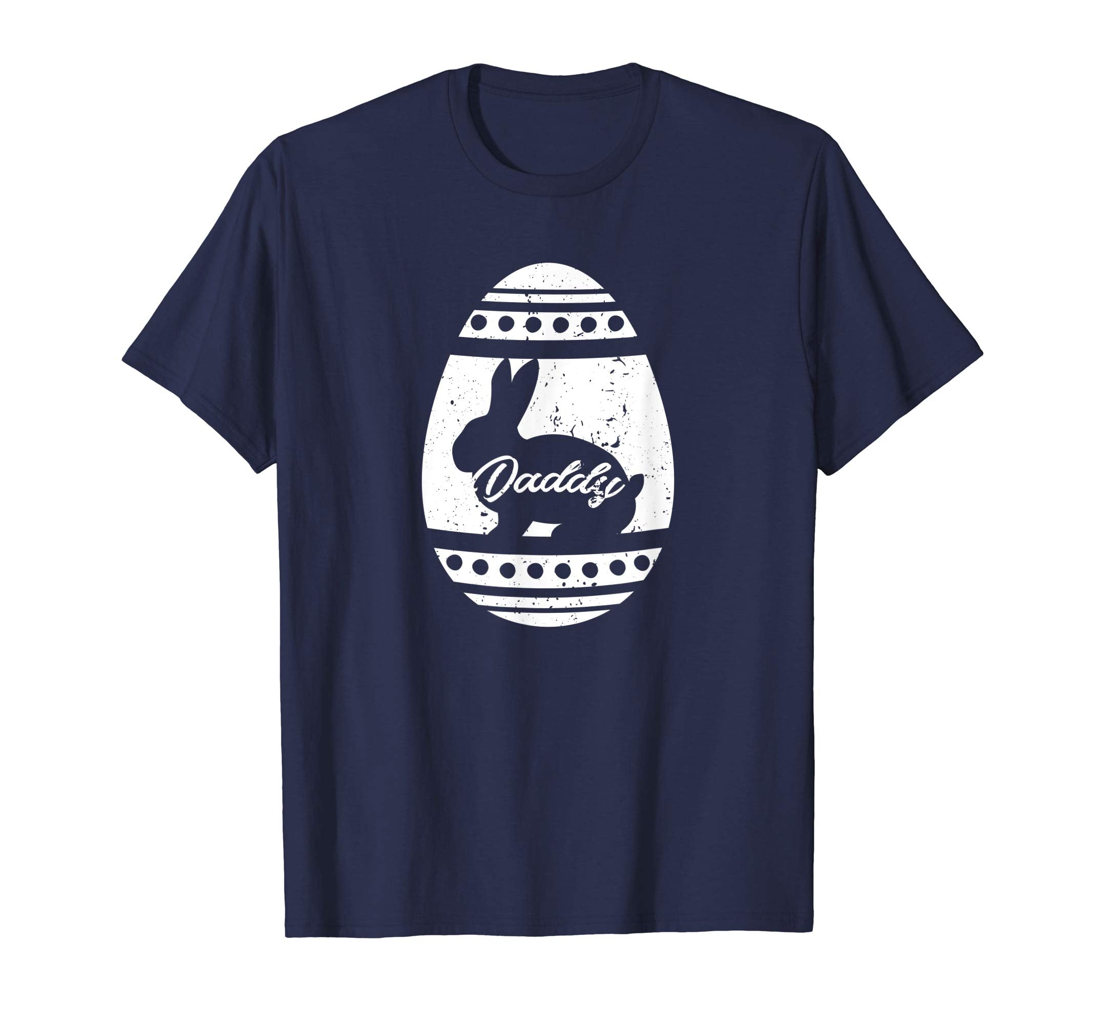 Mens Daddy Bunny Easter Egg T-Shirt Easter Rabbit Gift for Dad