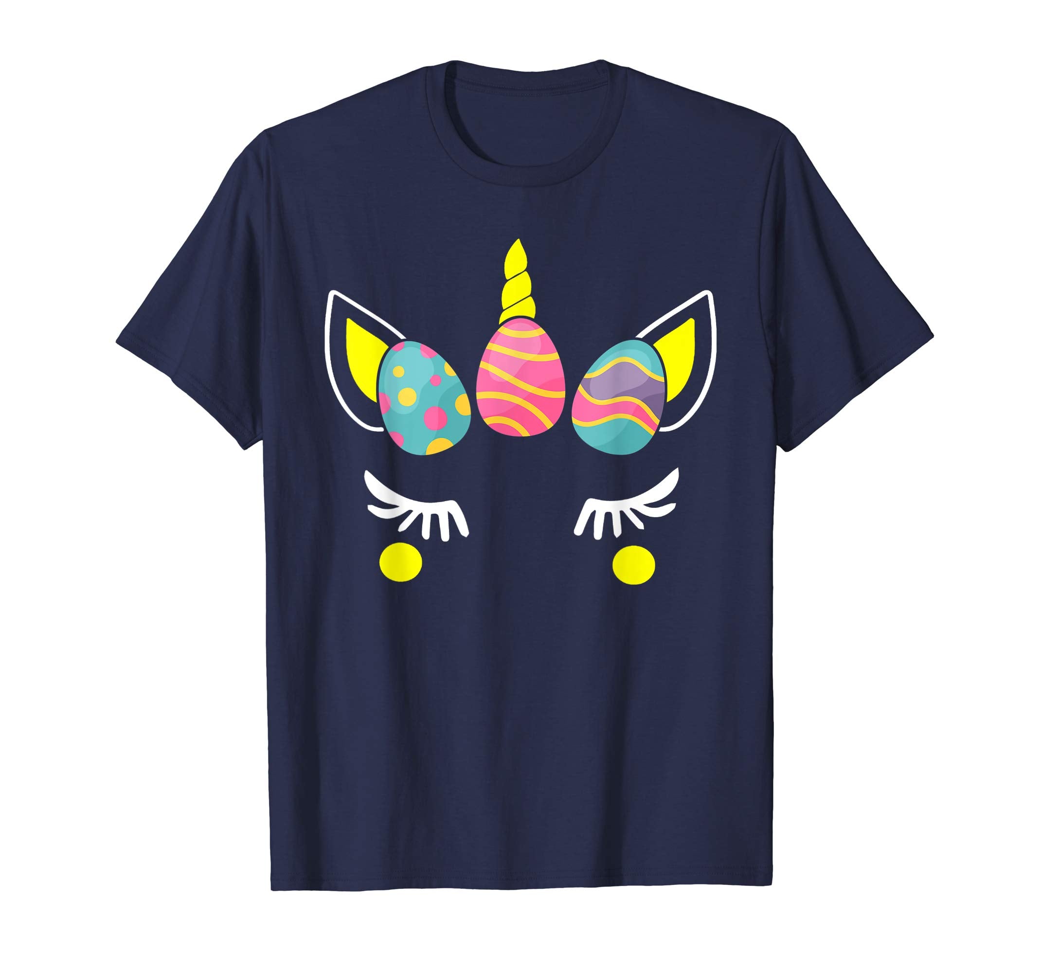Funny Bunny Unicorn Face Easter Egg Easter Day Shirt Gift