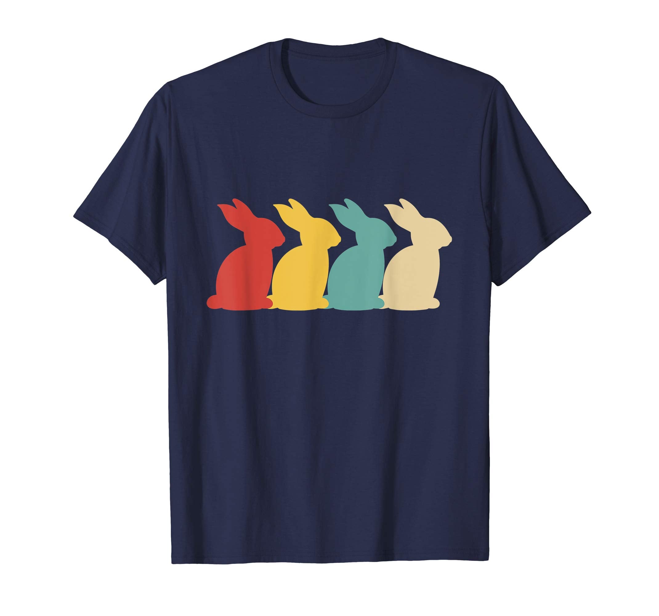 Retro Vintage Bunny Shirts Happy Easter Gifts Women Men Kids