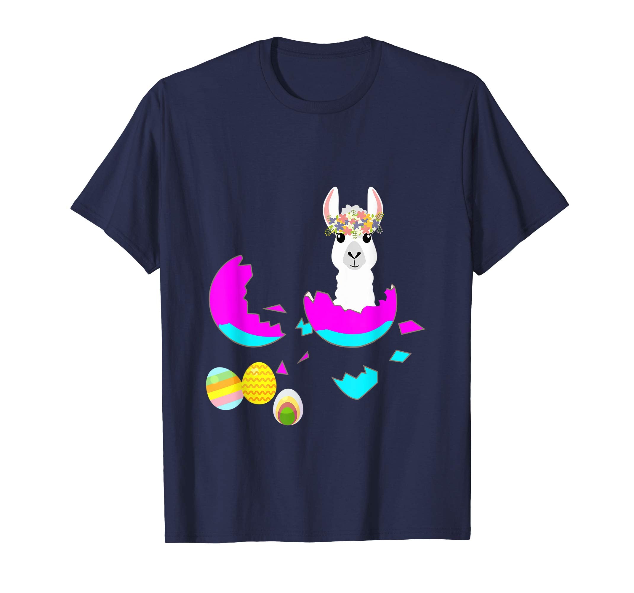 Llama Easter's day tshirt for youth