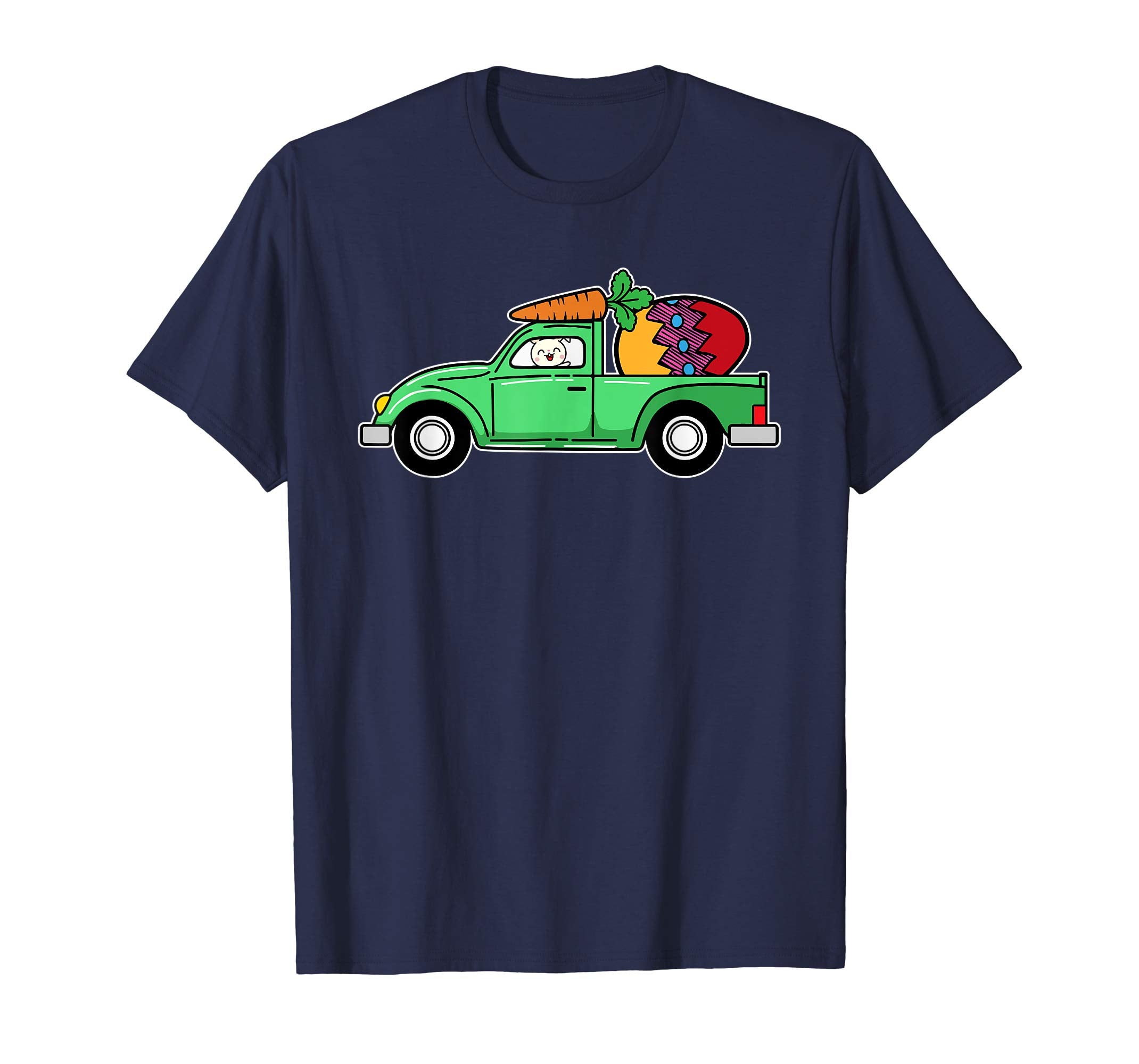 Easter Egg Carrot In A Pick Up Truck T Shirt Easter Bunny