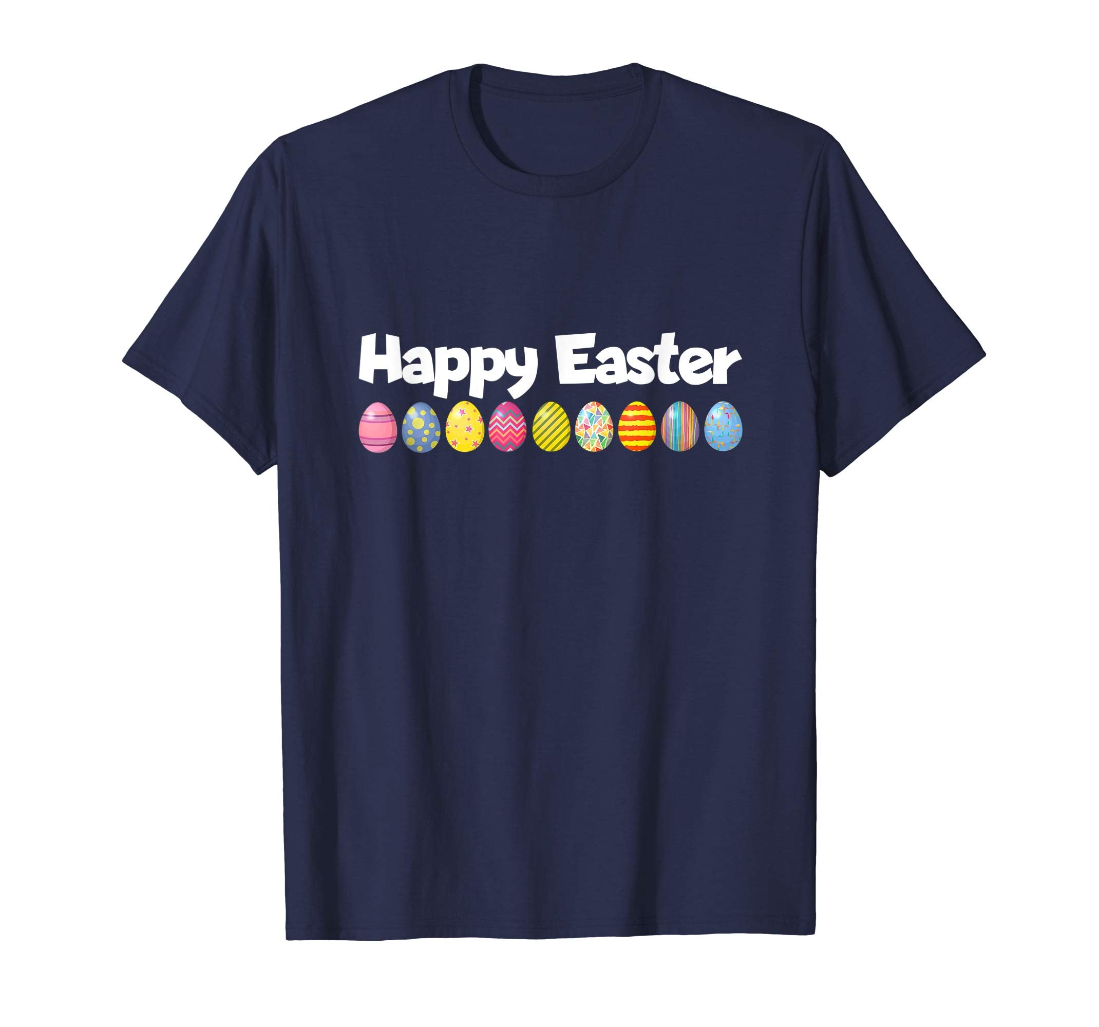 Happy Easter with Colorful Eggs T-Shirt Gift Idea
