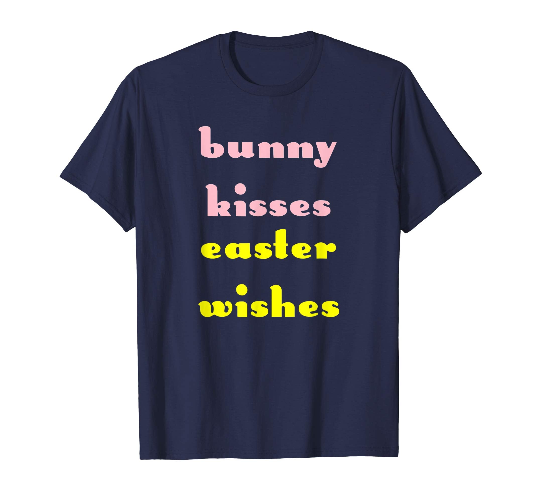 Bunny Kisses Easter Wishes T Shirt Easter Day Funny Gift