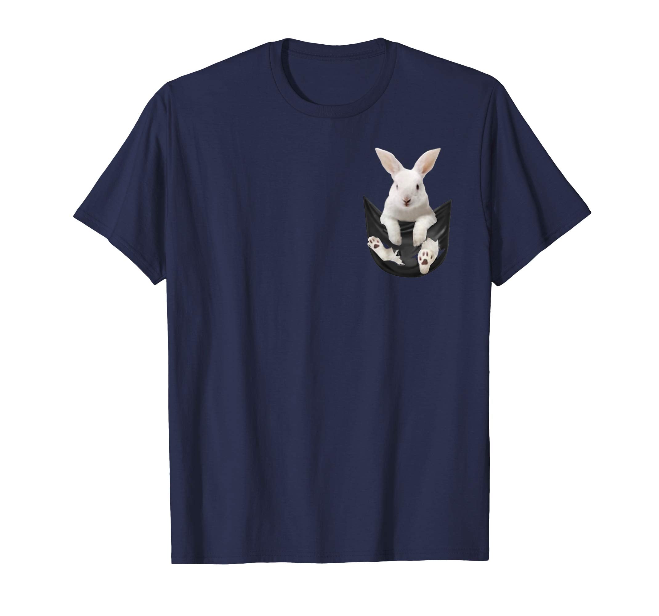 Bunny In Your Pocket Animal Easter Rabbit Kids Tshirt