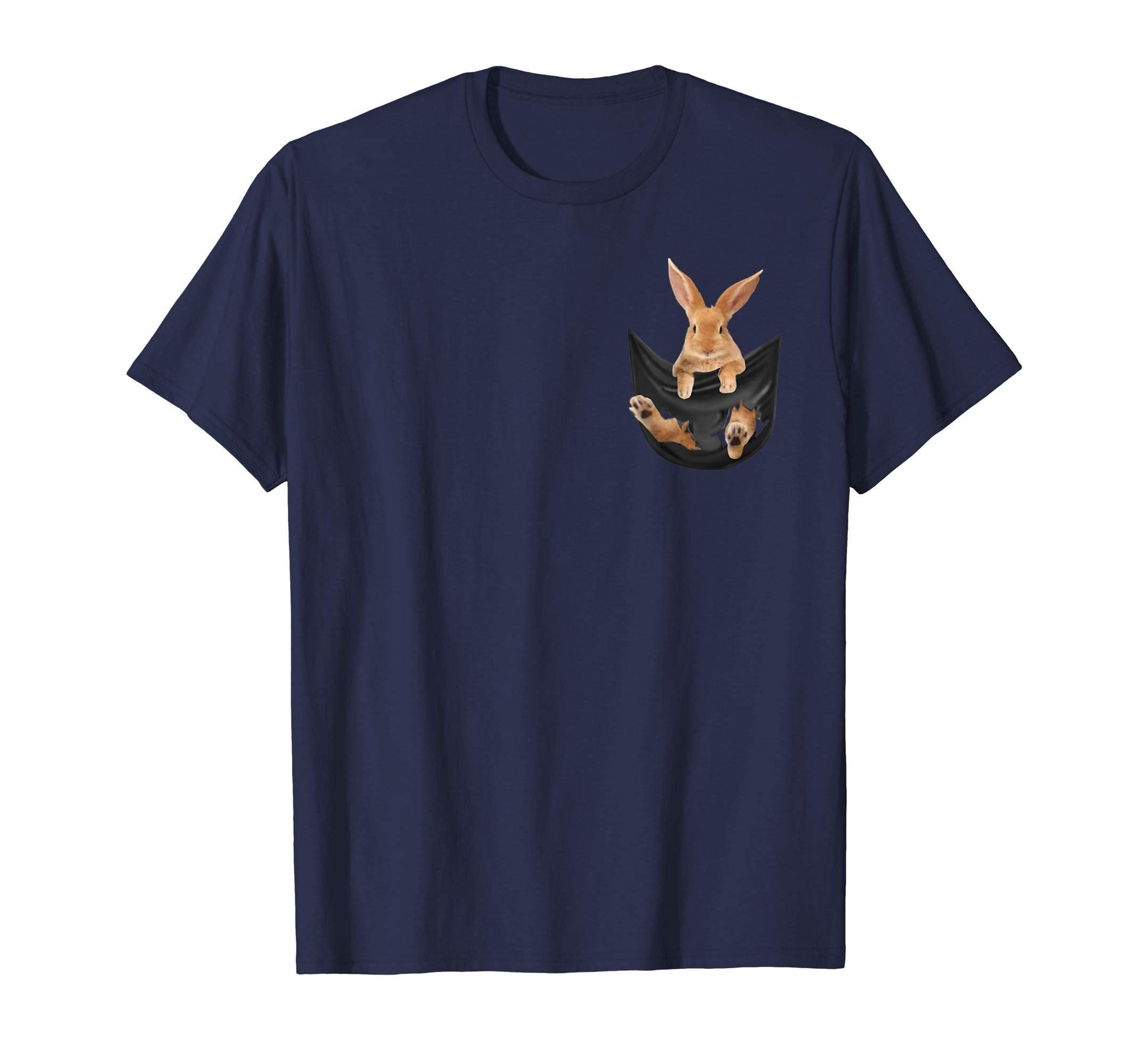 Bunny In Your Pocket Animal Easter Rabbit Kids Tshirt