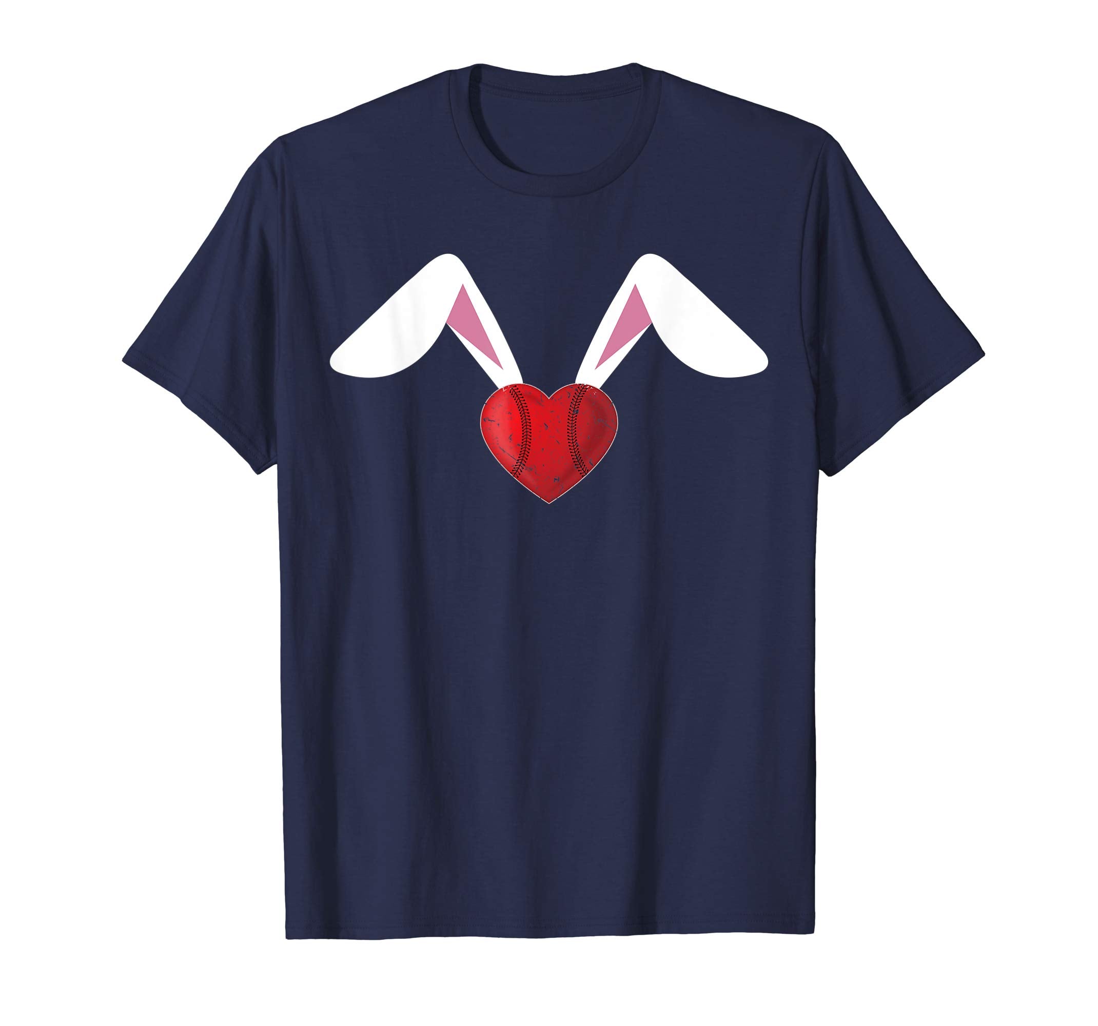 Baseball Heart Vintage Easter Shirt Boys Kids Gifts