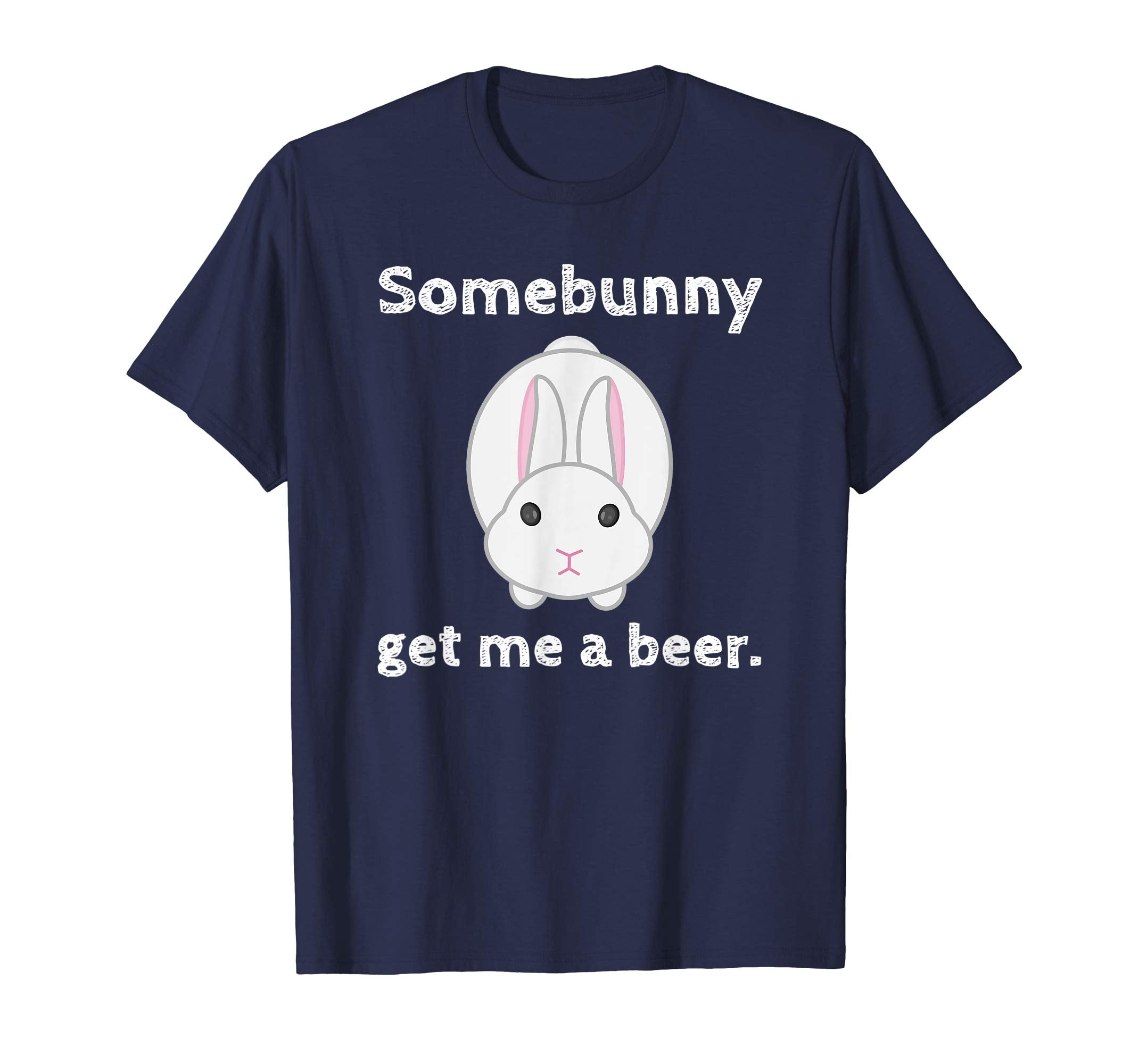 Easter Gift for Men Women Some Bunny Get me a Beer Tshirt