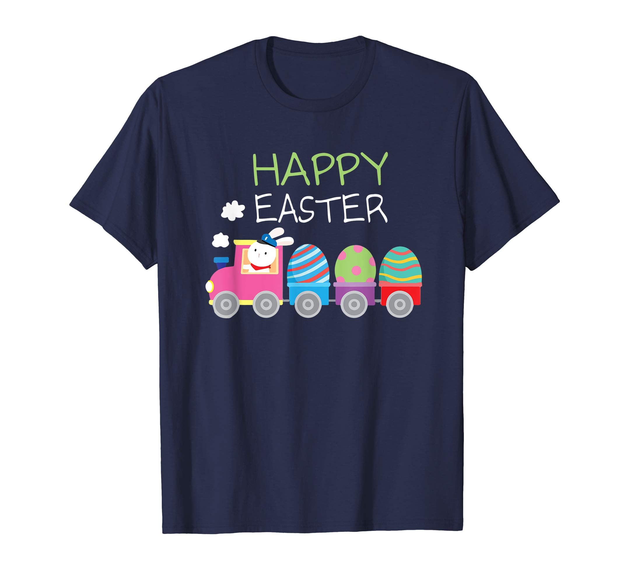 Easter Egg Hunt Kids Gift Happy Easter Train T Shirt