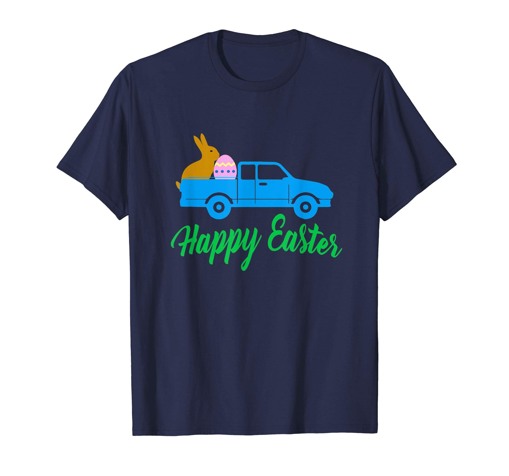 Vintage Truck with Easter Eggs Happy Easter T-Shirt