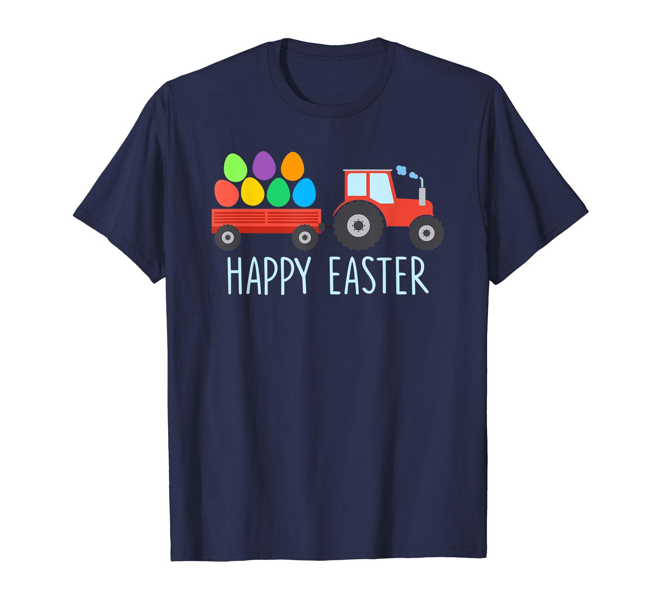 Easter Egg Hunt Tractor T-Shirt Boys Girls Kids Toddlers