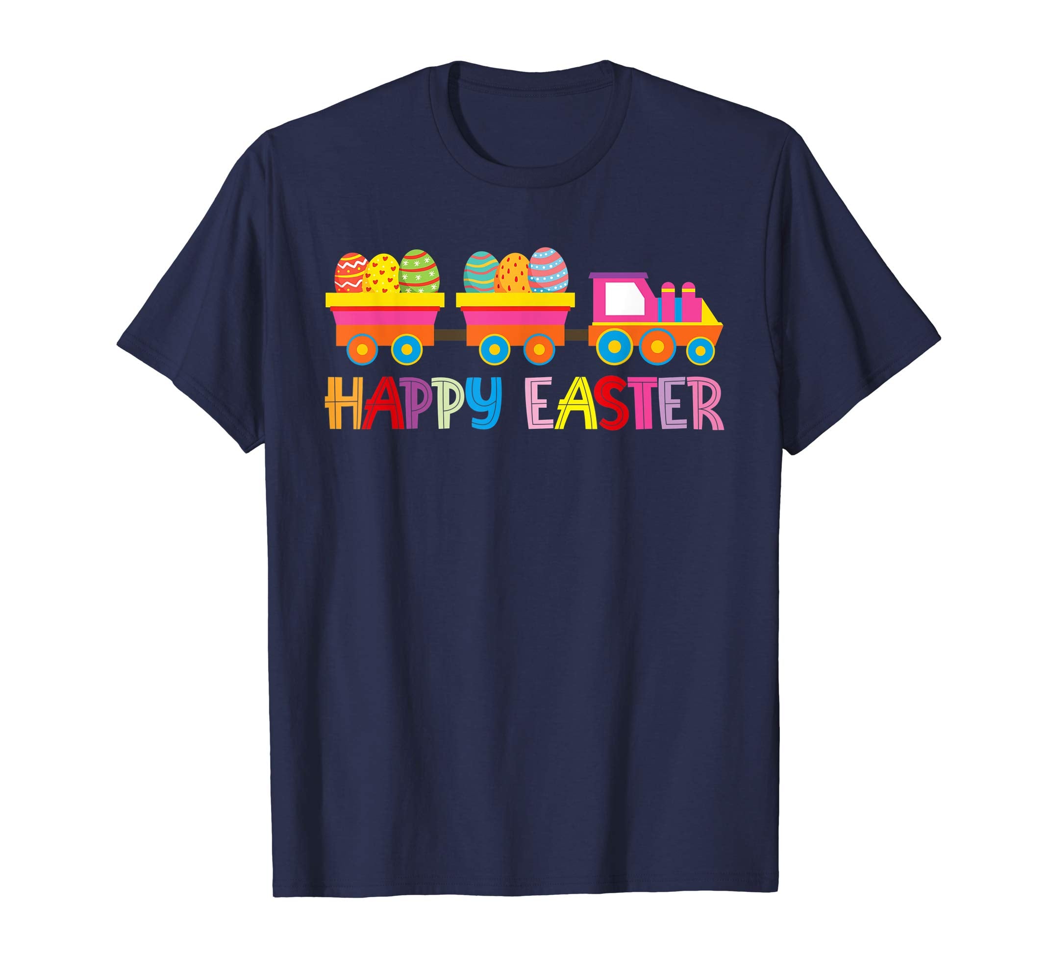 Happy Easter Train Egg Hunt Kid Boys Girls Outfit Gift Shirt