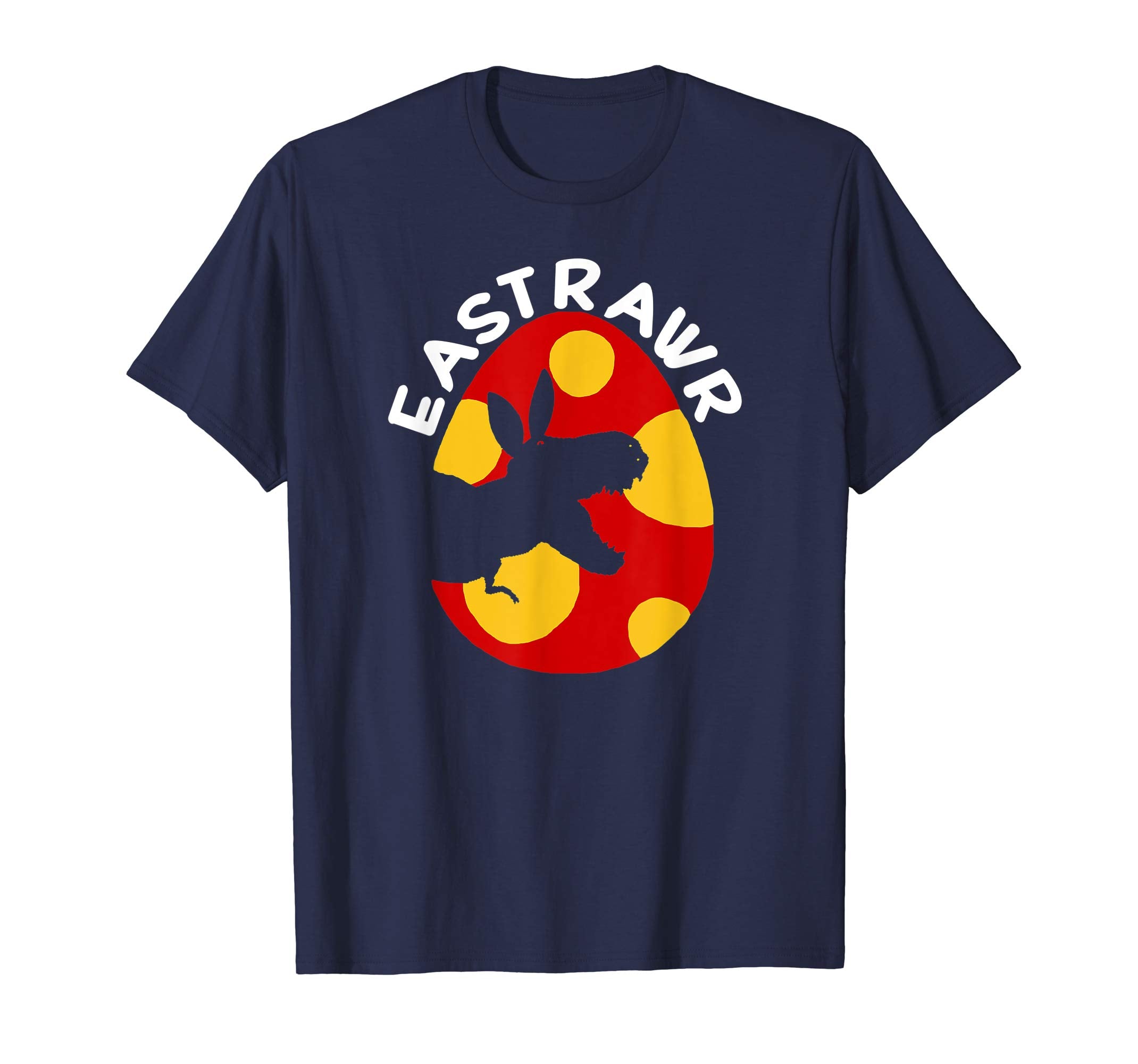VSS8 Shopping Easter Bunny T Shirt T Rex Boys Kids Eggs Tee