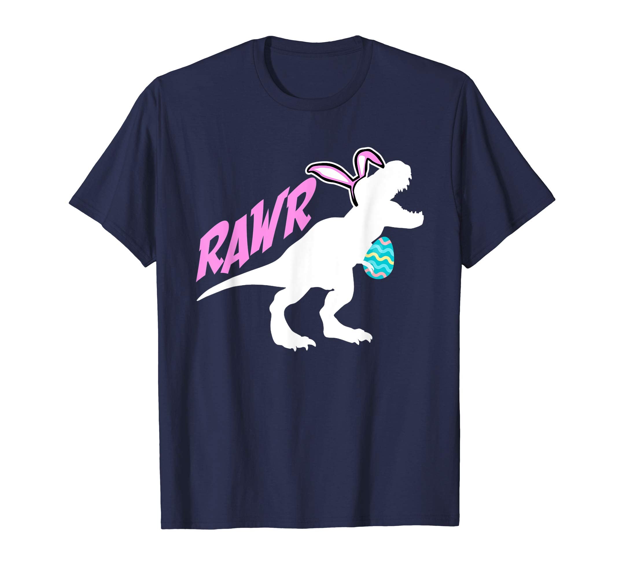 Rawr Easter Bunny Dinosaur T-Rex With Egg Easter T-Shirt