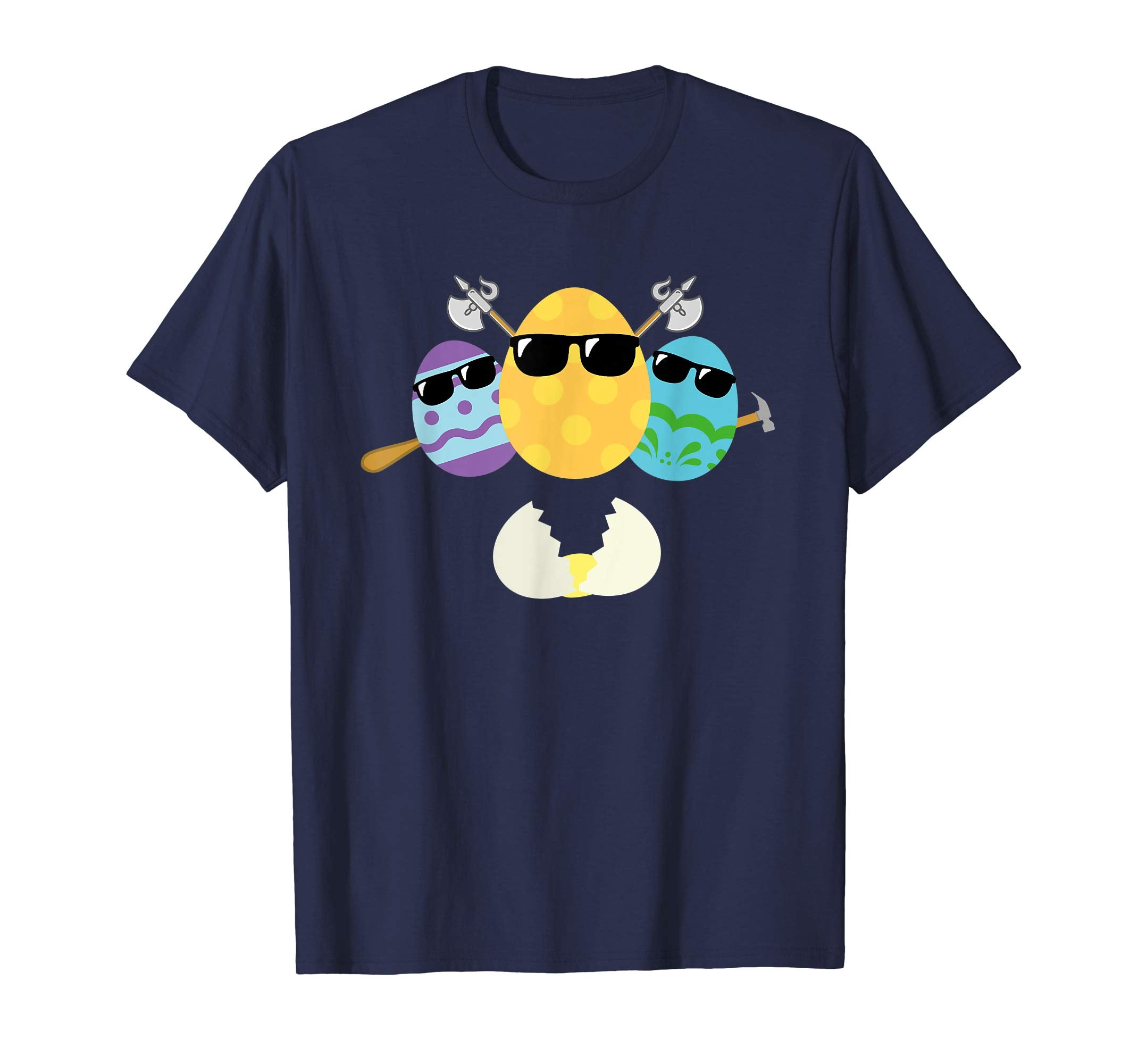 Funny Bad Easter Eggs with Sunglasses Gift T-Shirt