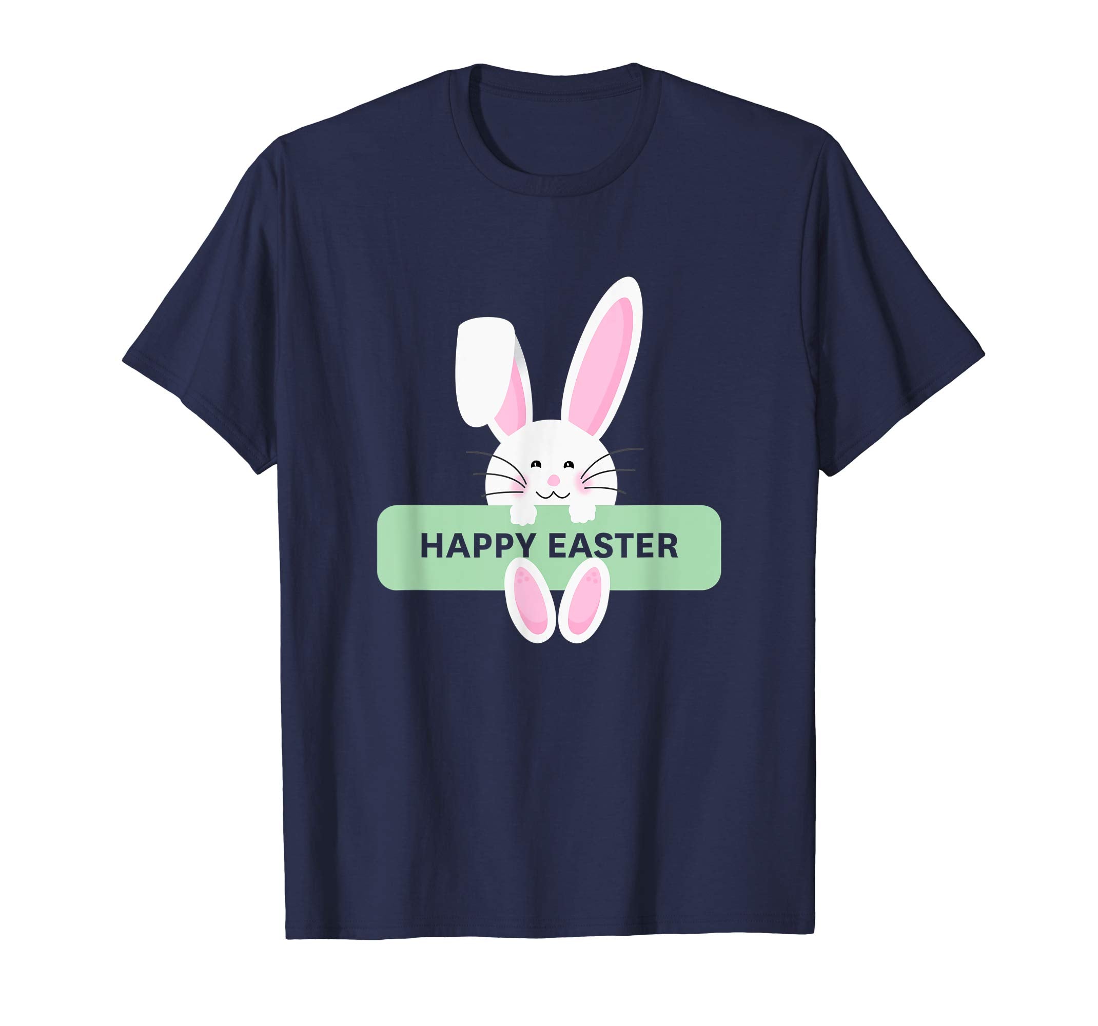Happy Easter 2019 Cute Bunny With Happy Easter Sign