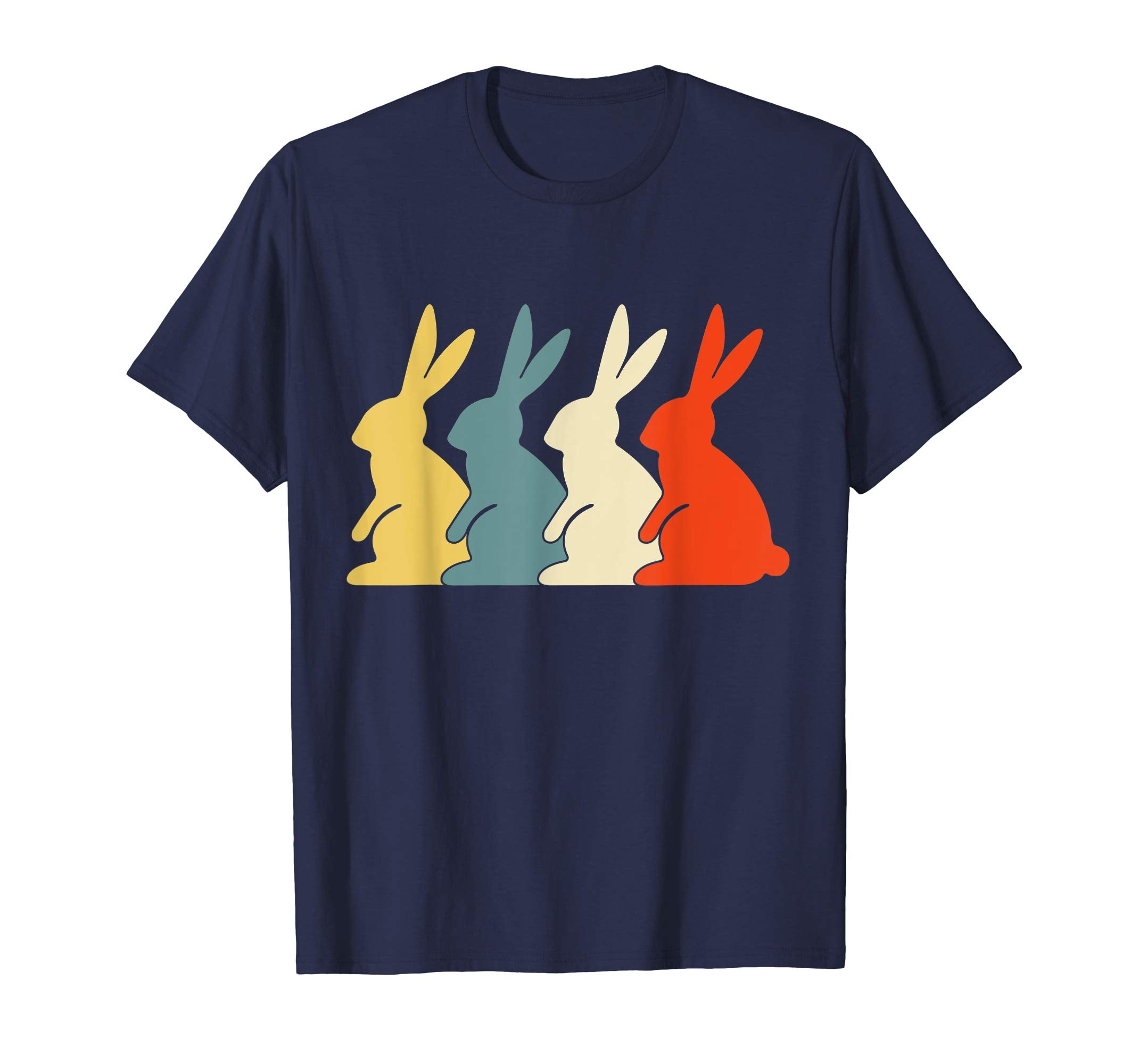 Vintage Retro Bunny Rabbit Lover T-Shirt Easter Day