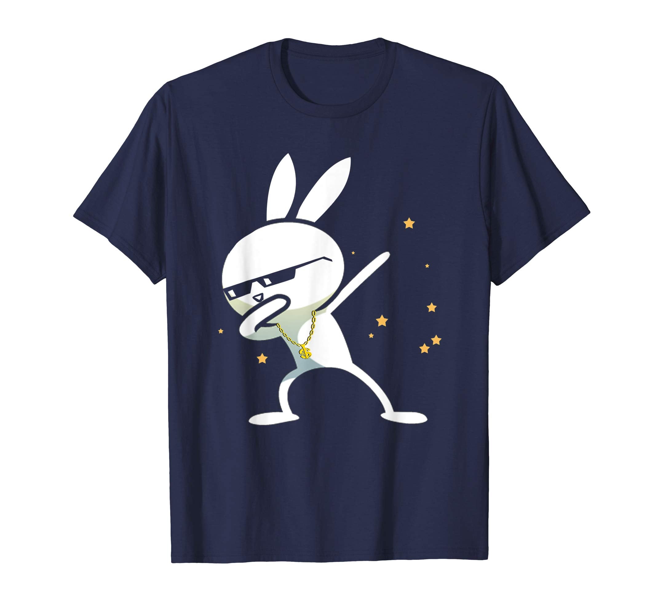 Dabbing Hip Hop Bunny Easter Shirts for Boy Girls Adults Dab