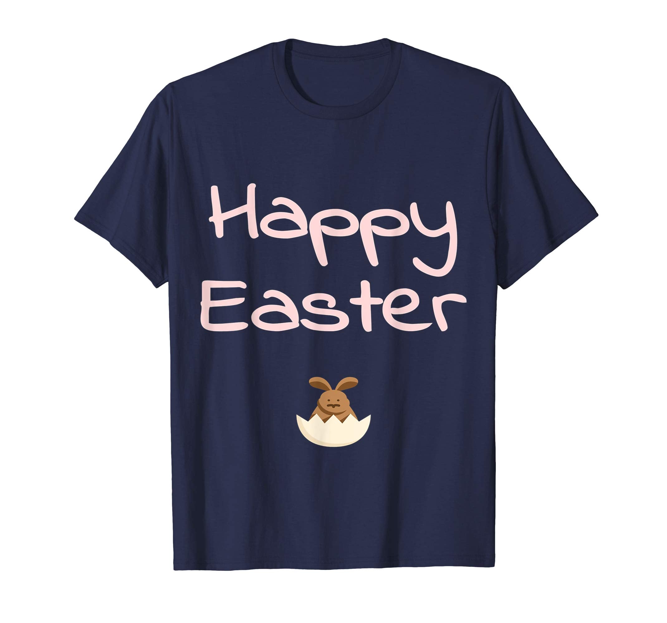 Happy Easter T Shirt with Easter bunny