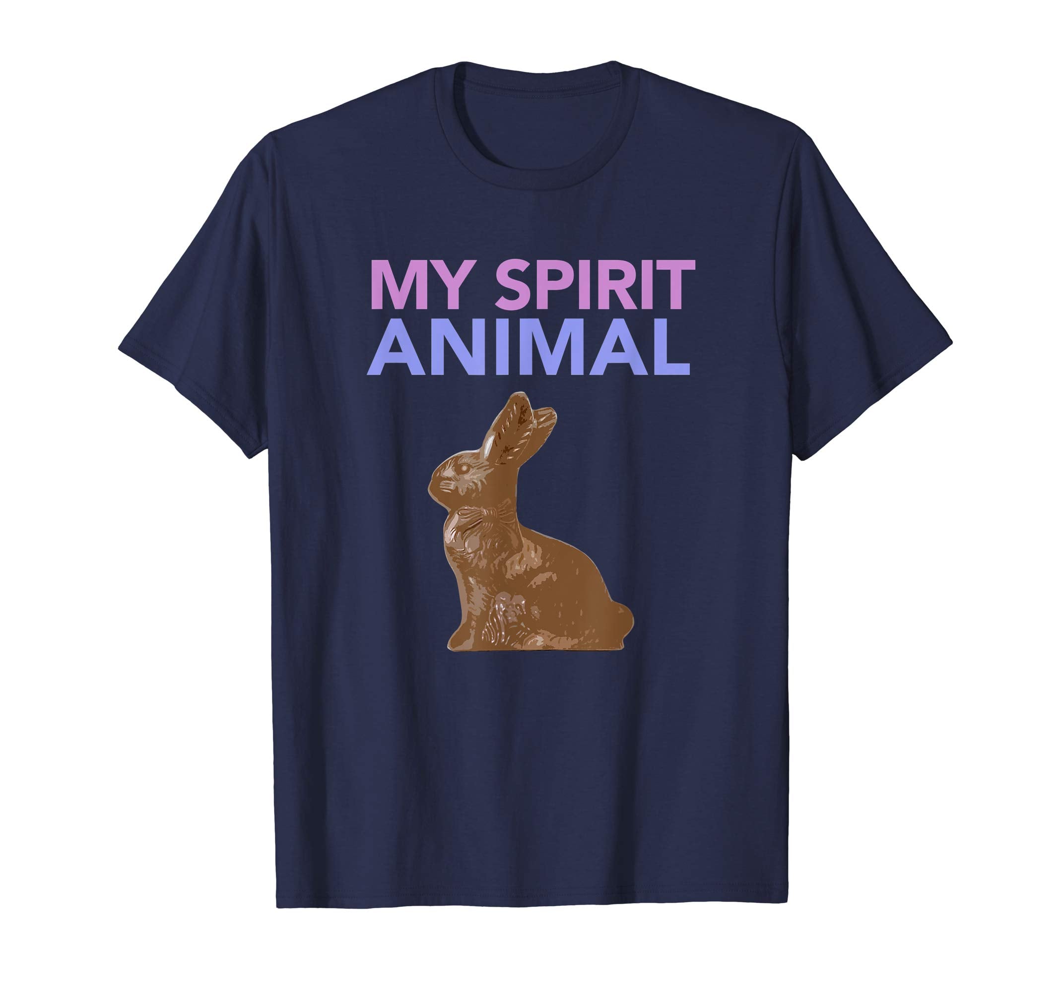 Chocolate Easter Bunny Spirit Animal Funny T-Shirt