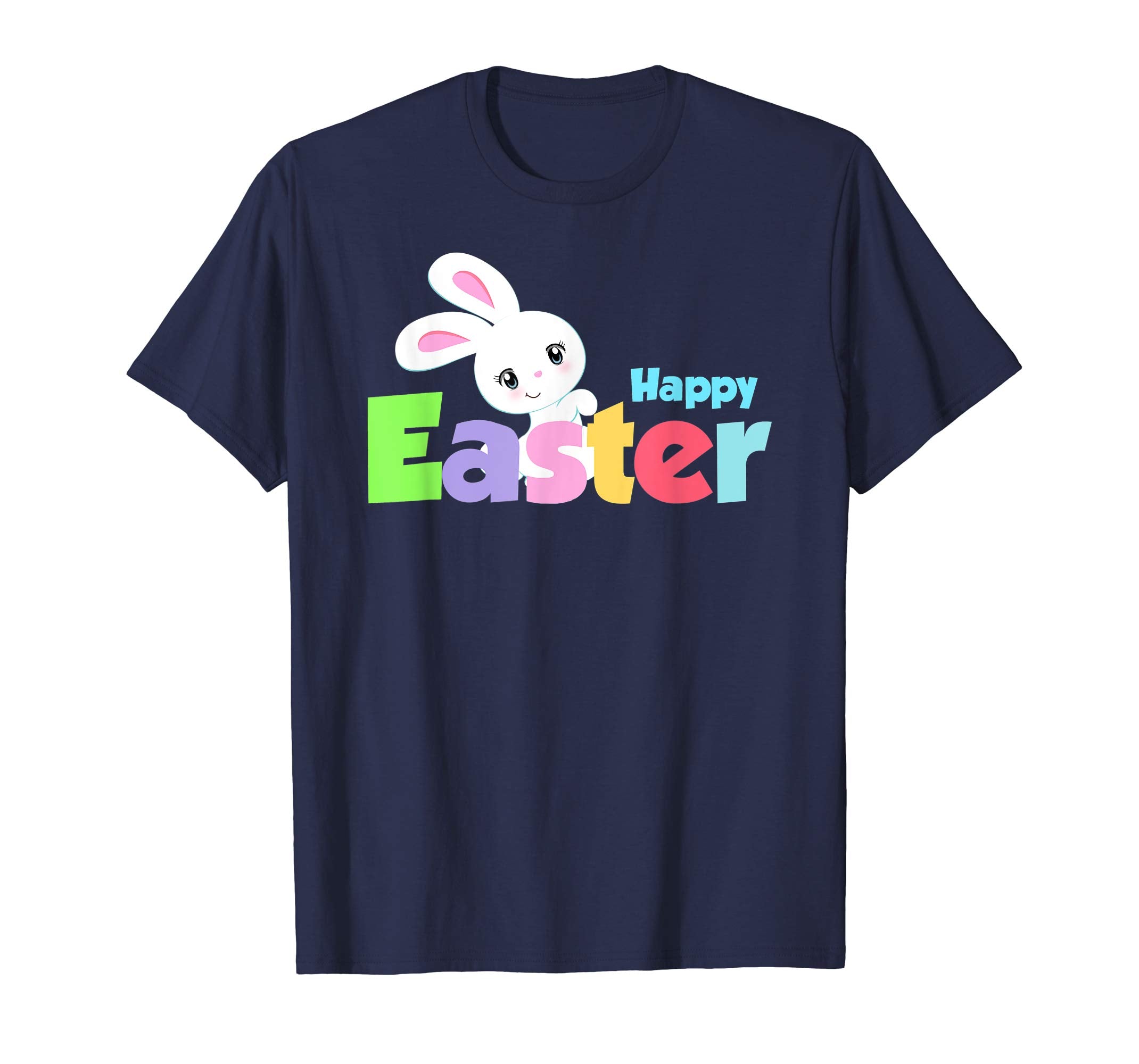 HAPPY EASTER Bunny T-Shirt Girls Kids Toddlers Love Bunnies