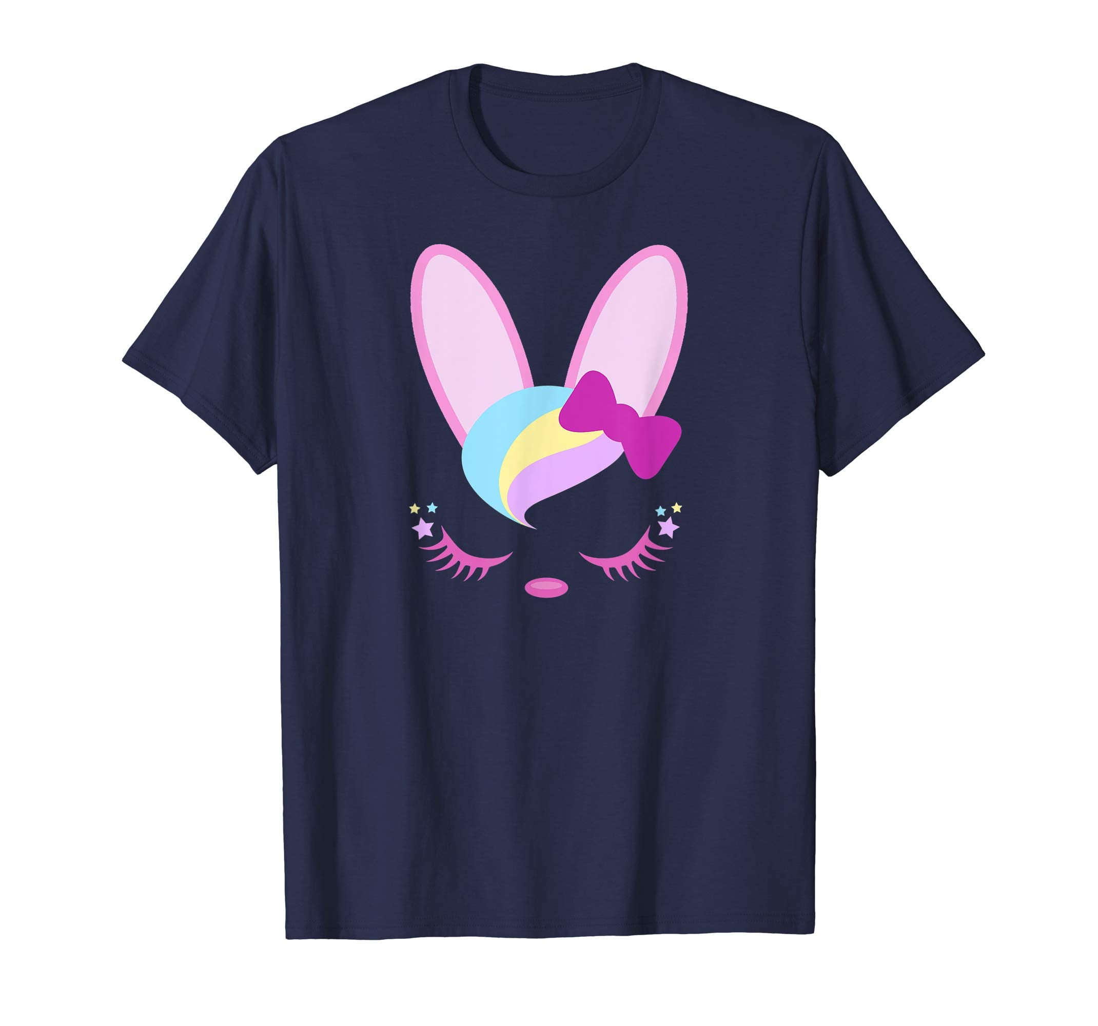 Easter Bunny Sleeping Face Shirt Girls Kids Toddlers Bunnies