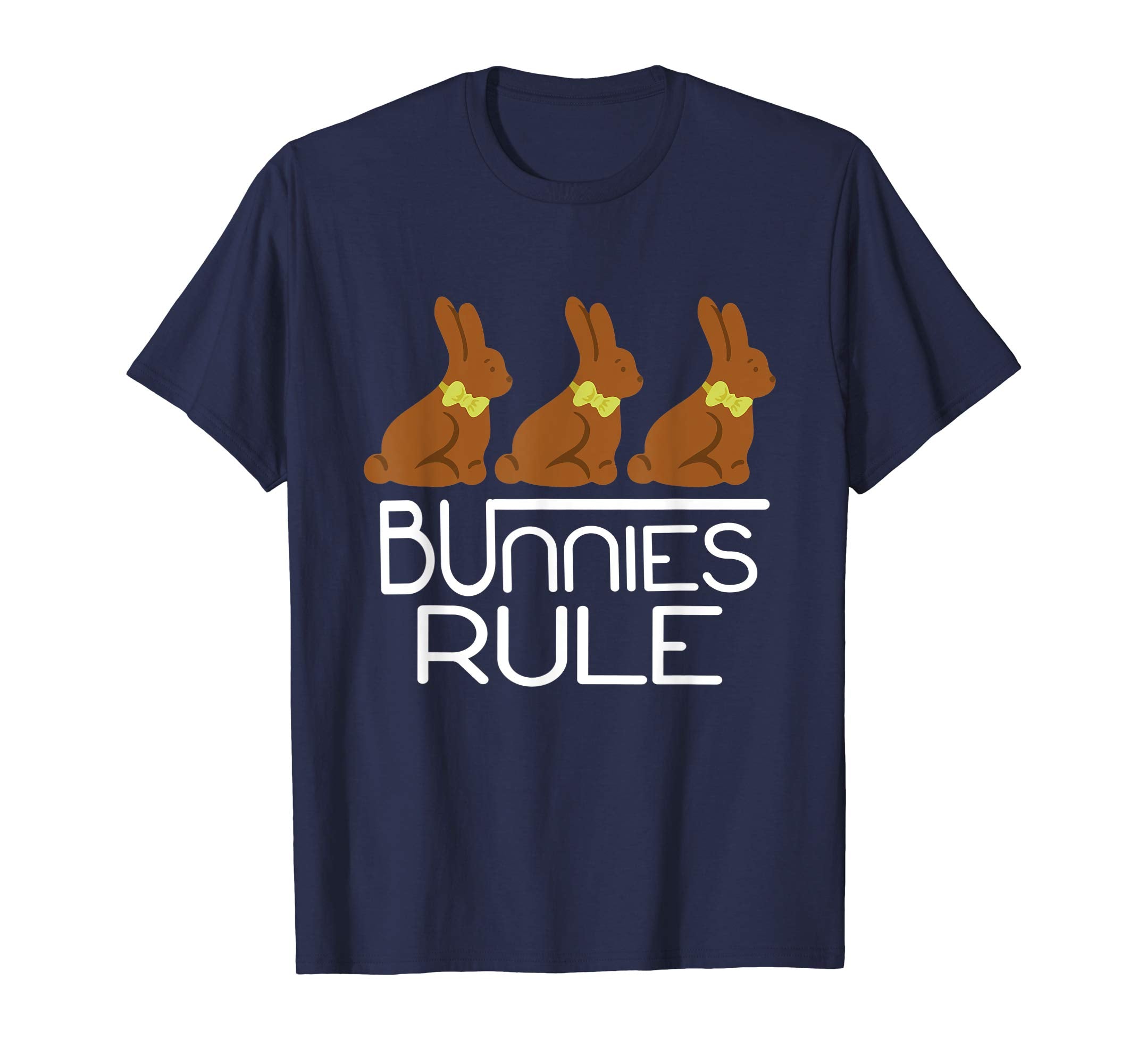 Happy Easter Bunny Holiday T-shirt Chocolate Shirt