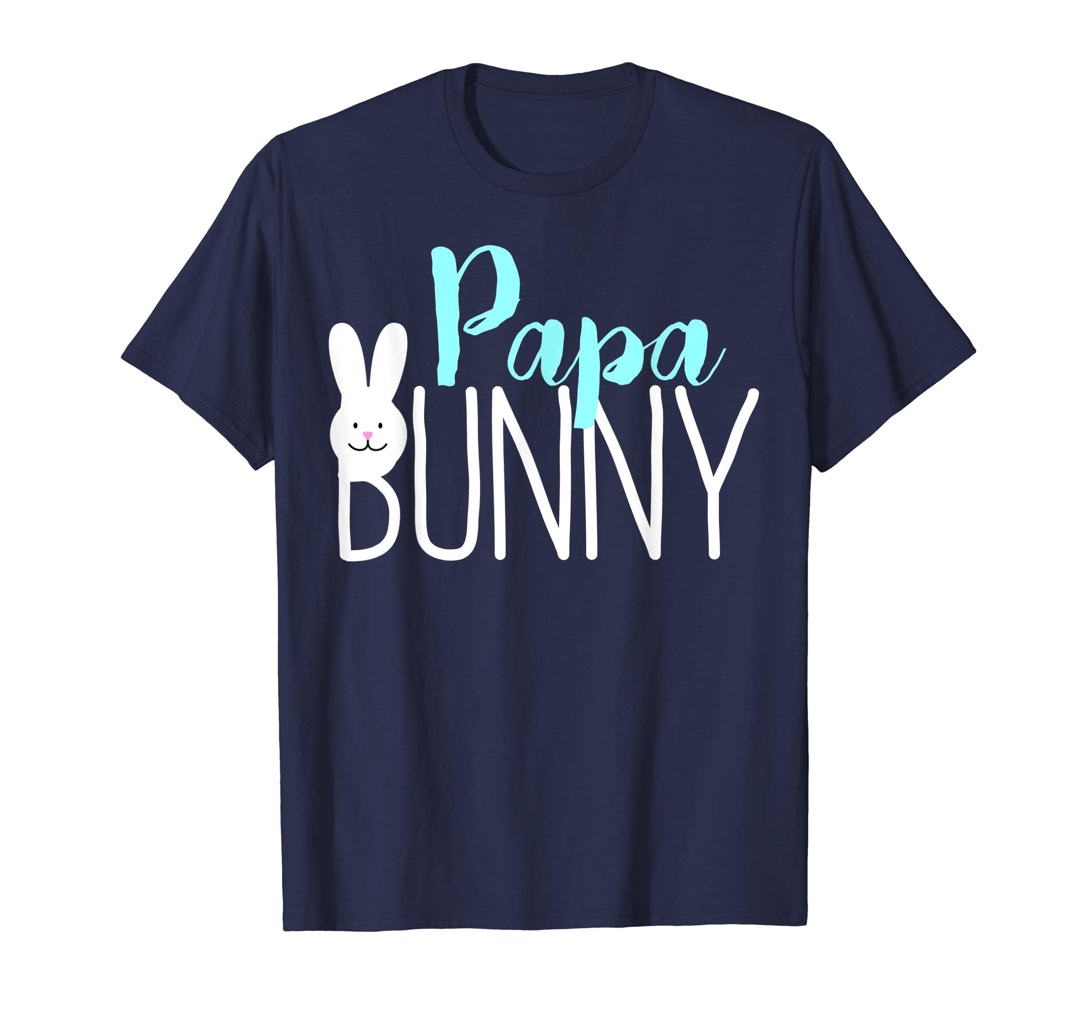 Mens Matching Family Group Easter TShirt Papa Bunny