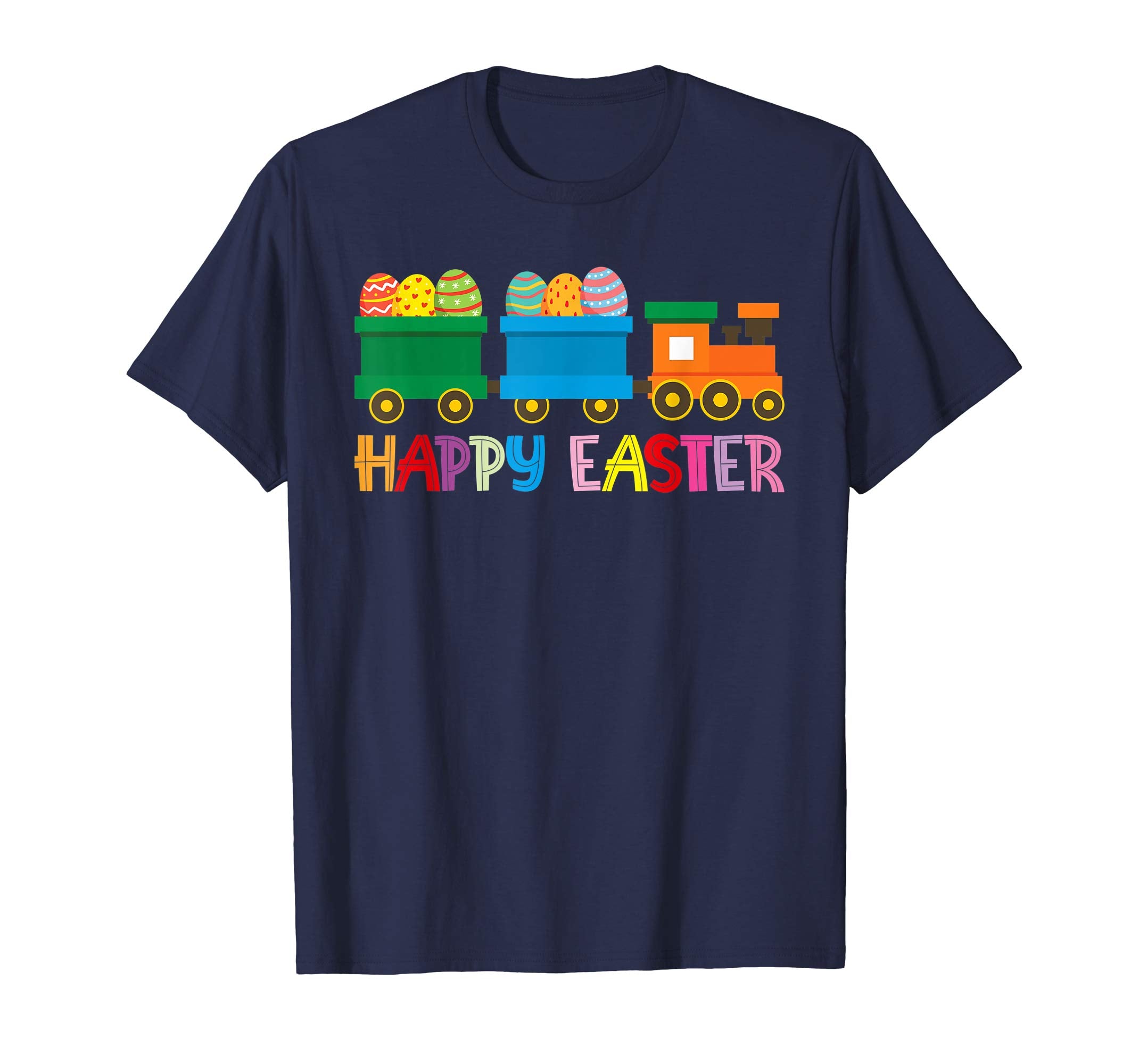 Happy Easter Train Egg Hunt Kid Boys Girls Outfit Gift Shirt