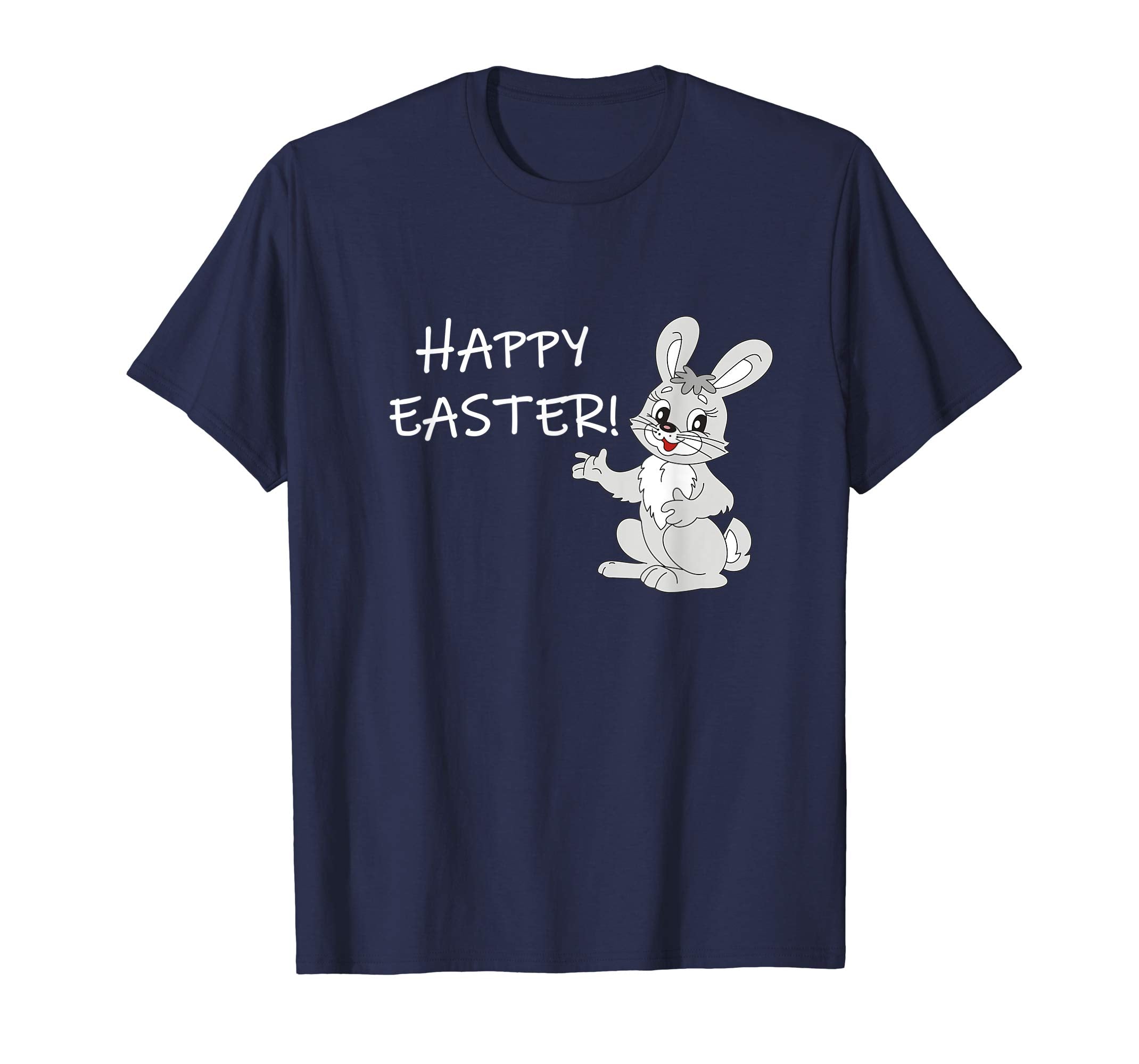 HAPPY EASTER Bunny rabbit t-shirt Kids Women Girls Gift