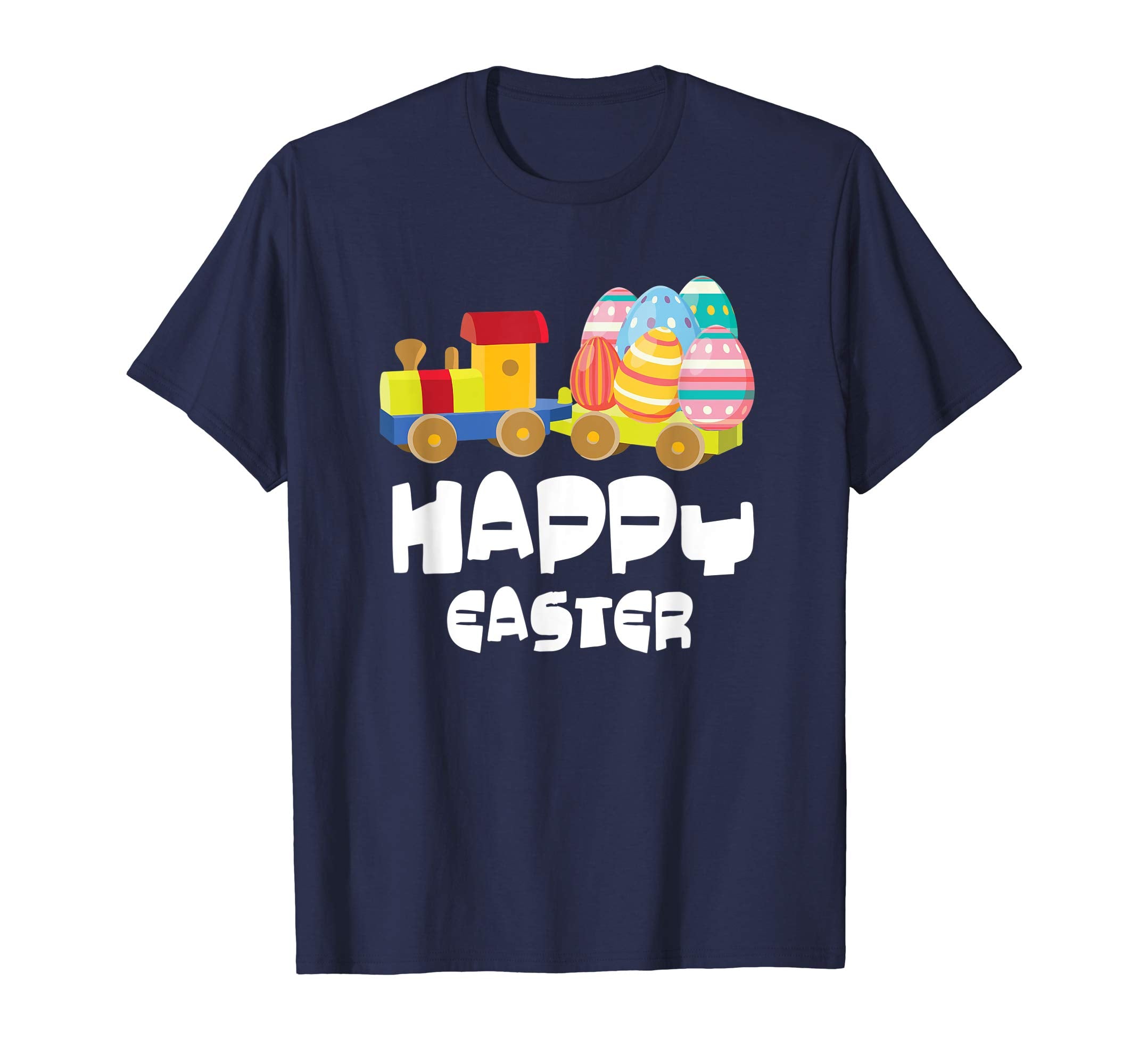 Easter Egg Hunt Kids Gift Happy Easter Train T-Shirt