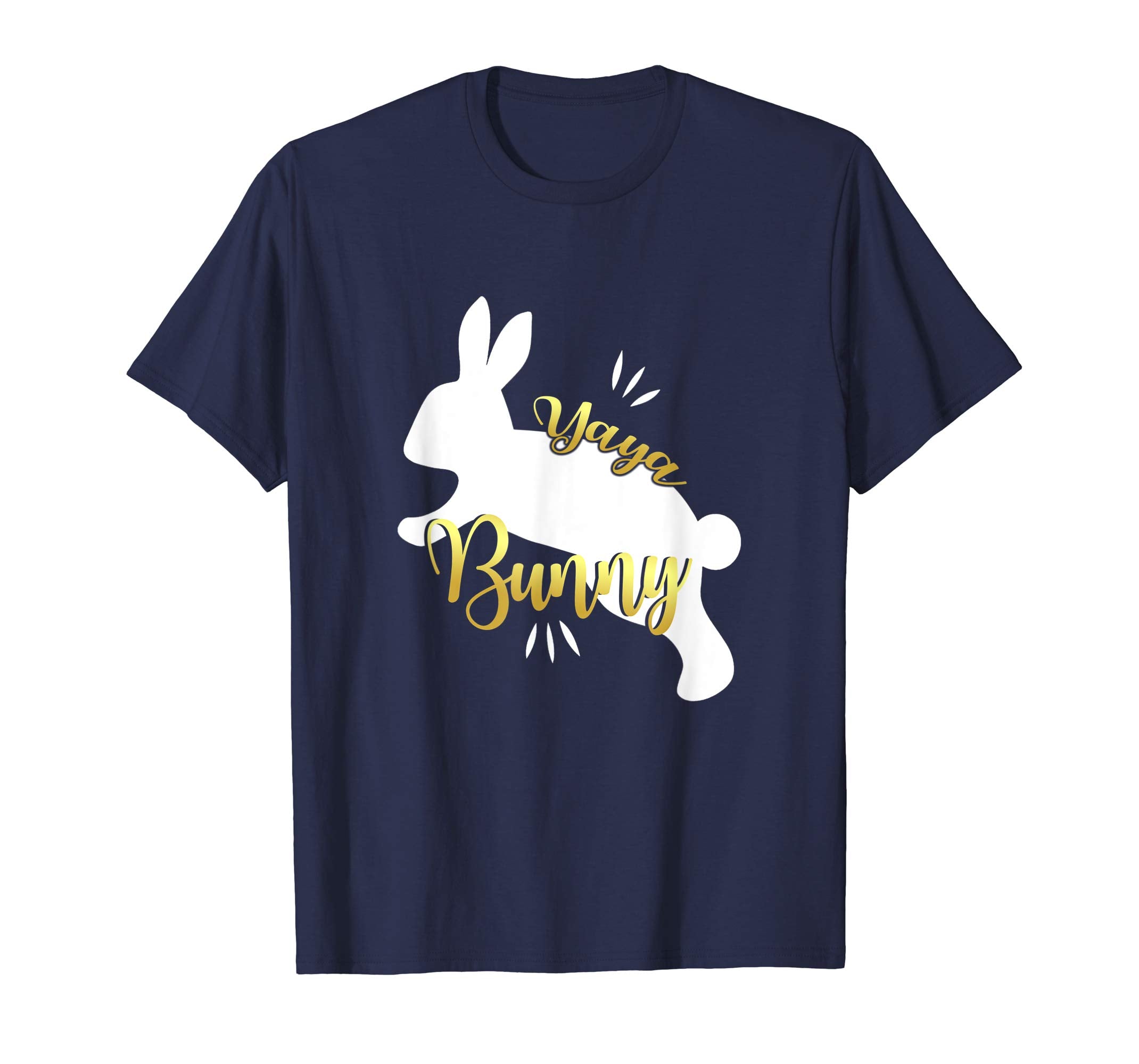 Yaya Easter Bunny Funny T-Shirt Cute Bunnies Lover Gift Tee