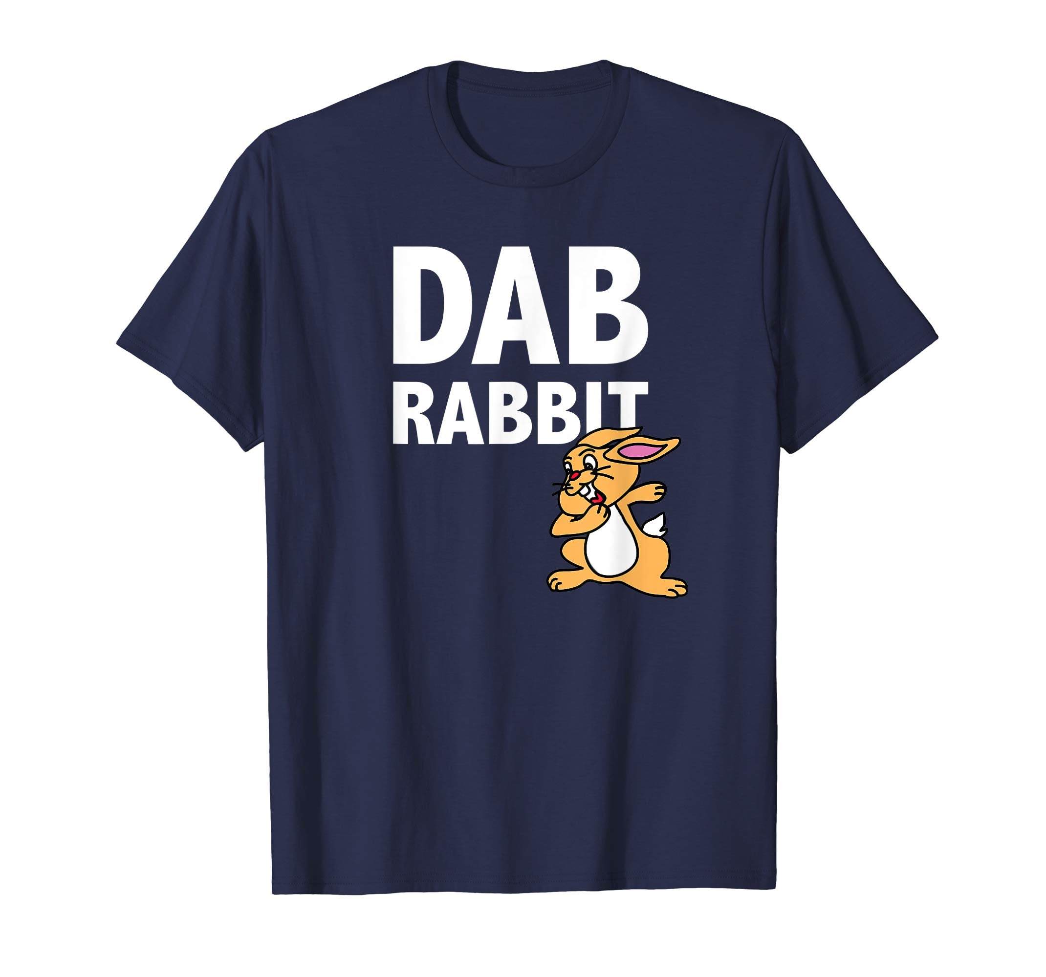 Funny Dabbing Rabbit Easter Tee Shirt Boys Girls Teens