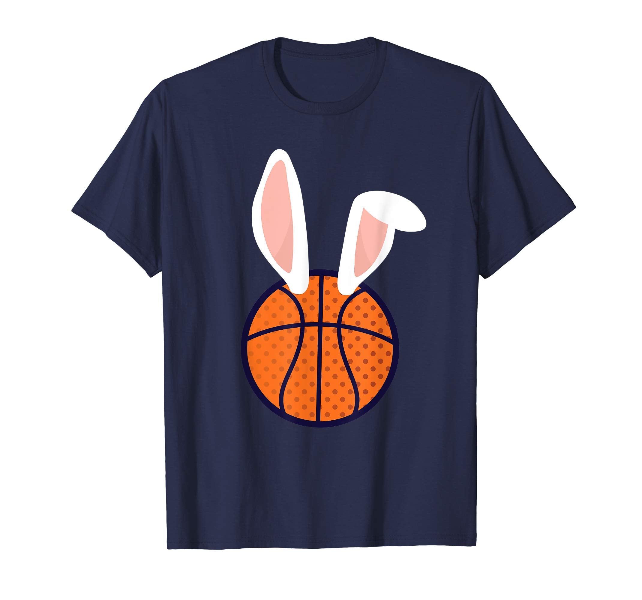 Basketball Easter Rabbit Bunny Men Women Kids T-Shirt