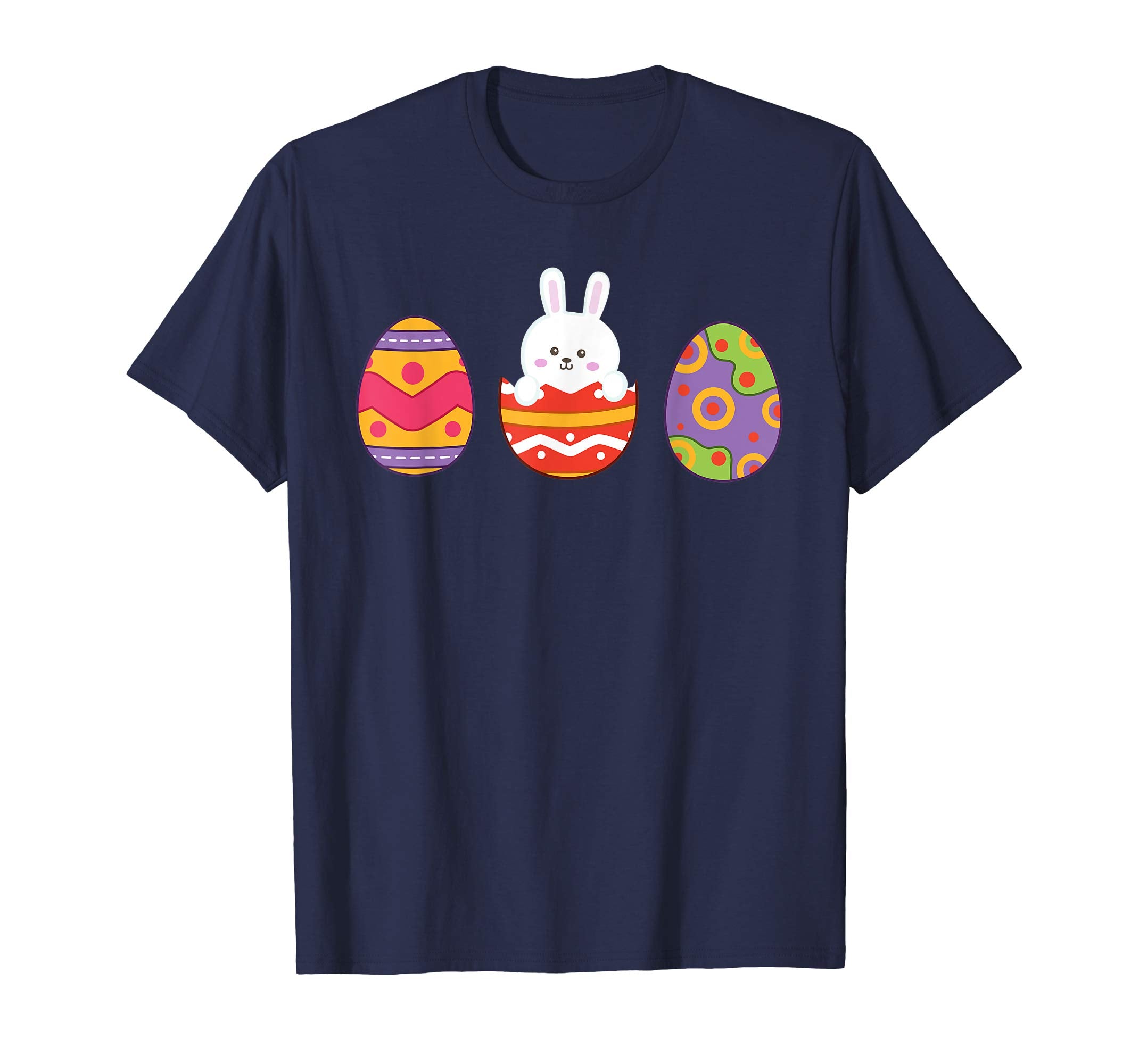 Funny Bunny Easter Shirt Rabbit Eggs Kids Girls Gift
