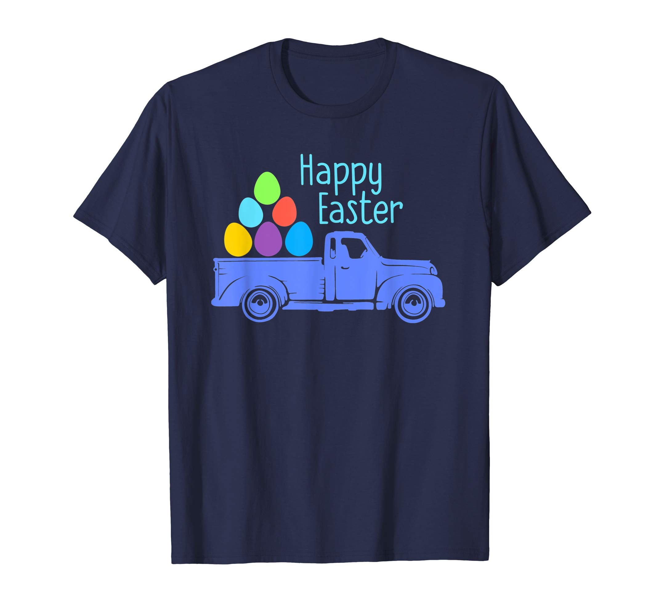 Easter Egg Hunt Truck T-Shirt Boys Girls Kids Toddlers