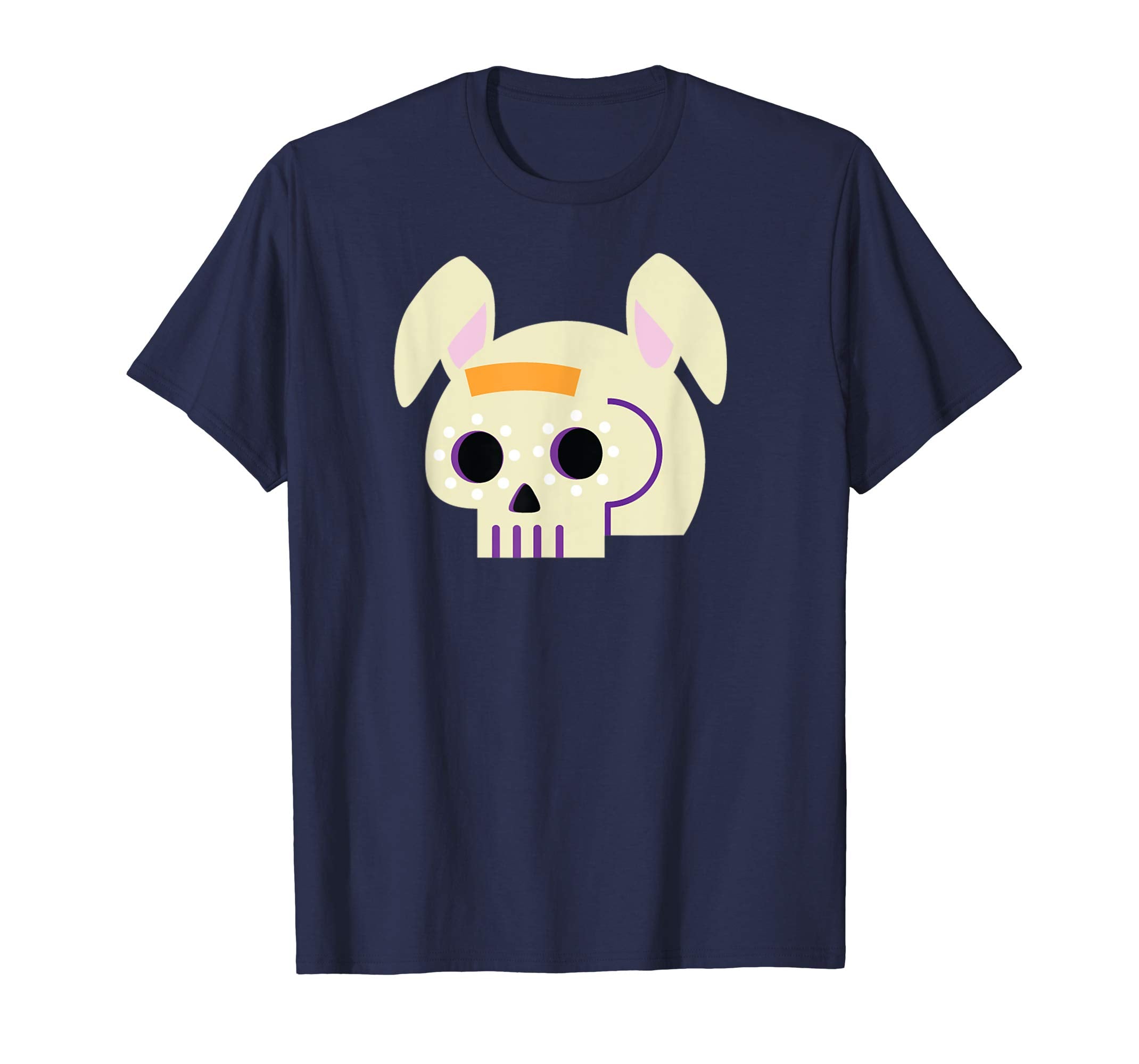 Sugar Skull Bunny Easter Party Shirt Dark
