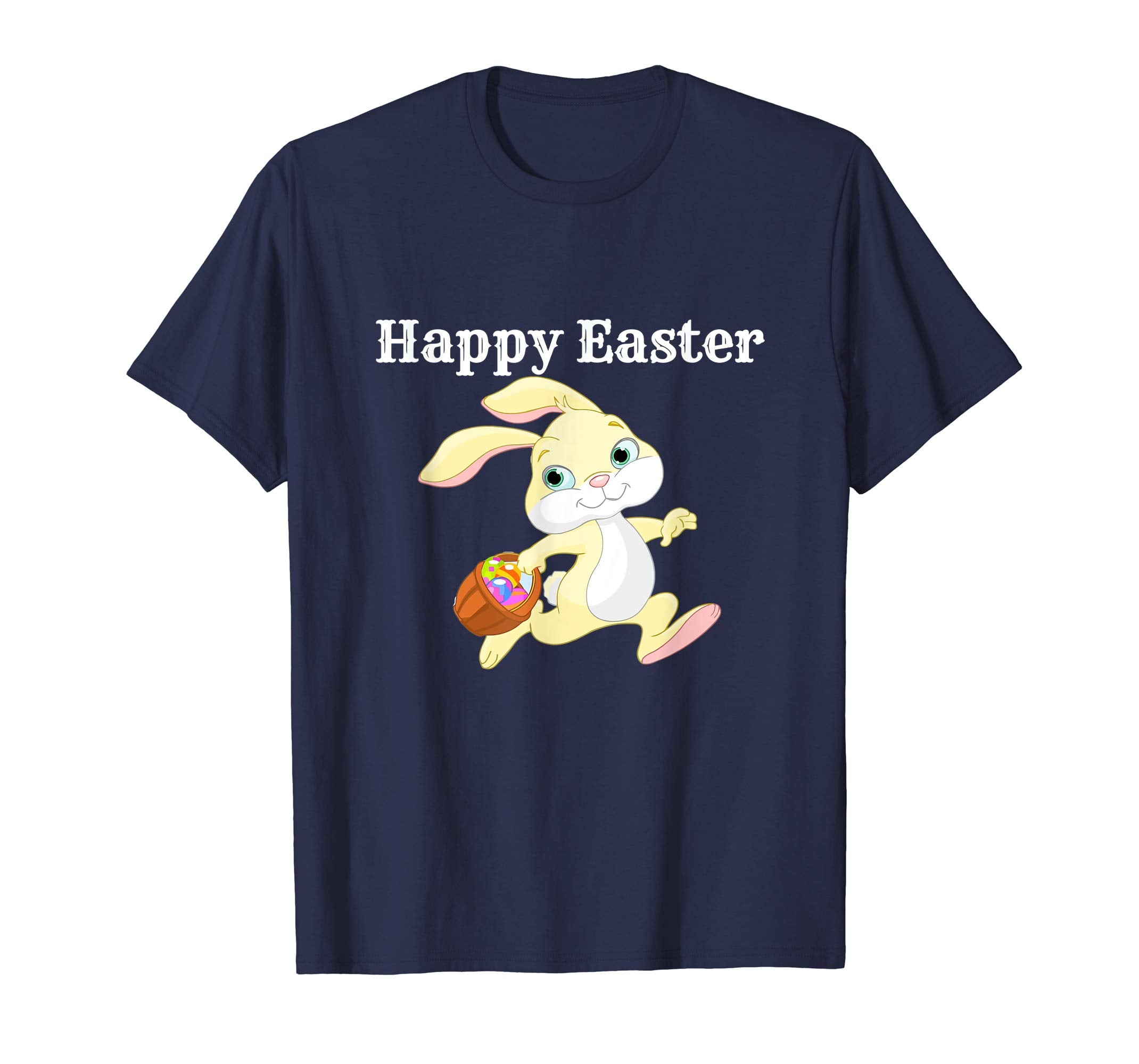 Happy Easter Spring Bunny Easter Egg Basket Cute T-Shirt