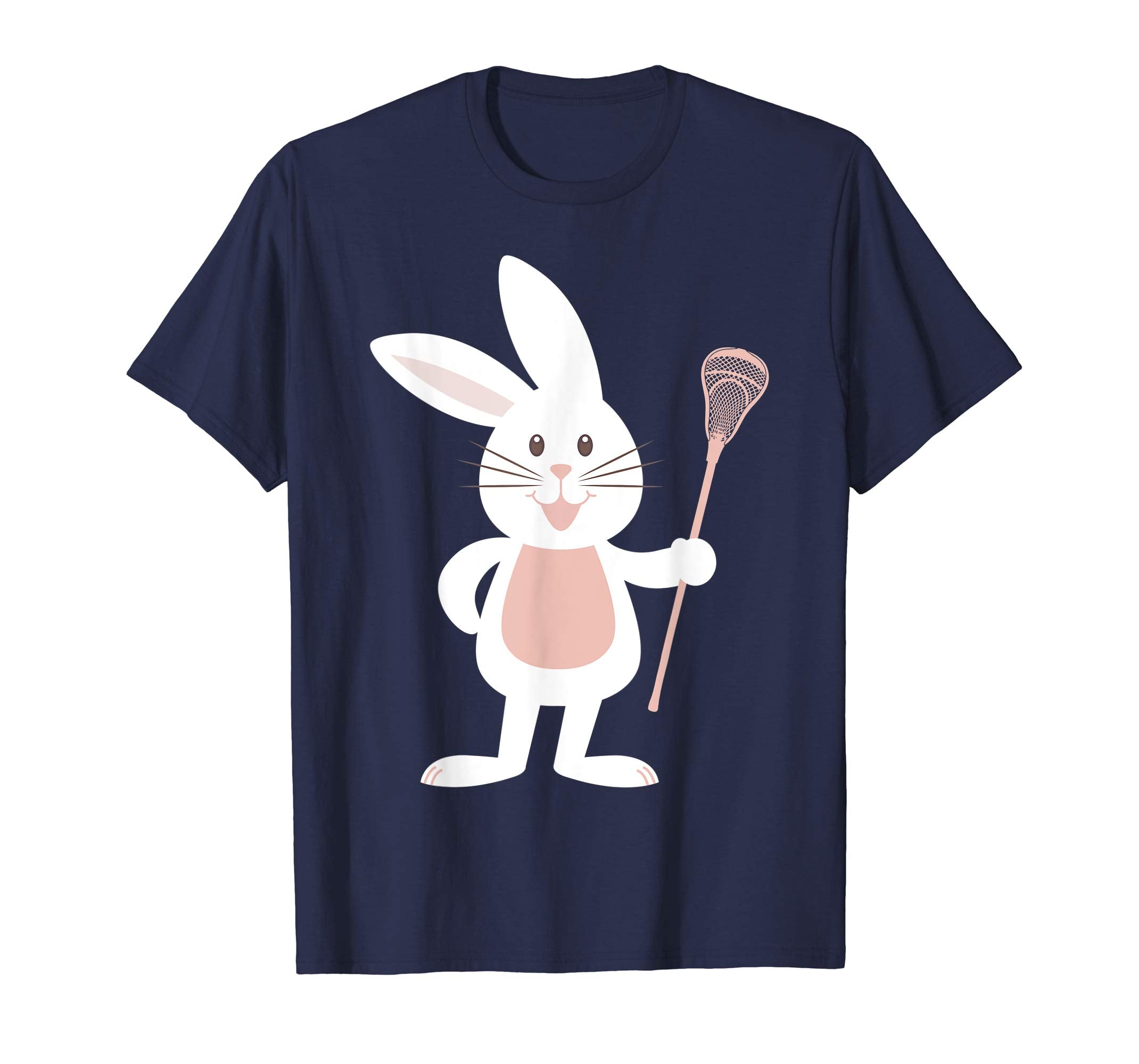 Cute Lacrosse- Easter Bunny T-shirt For Men Women Kids