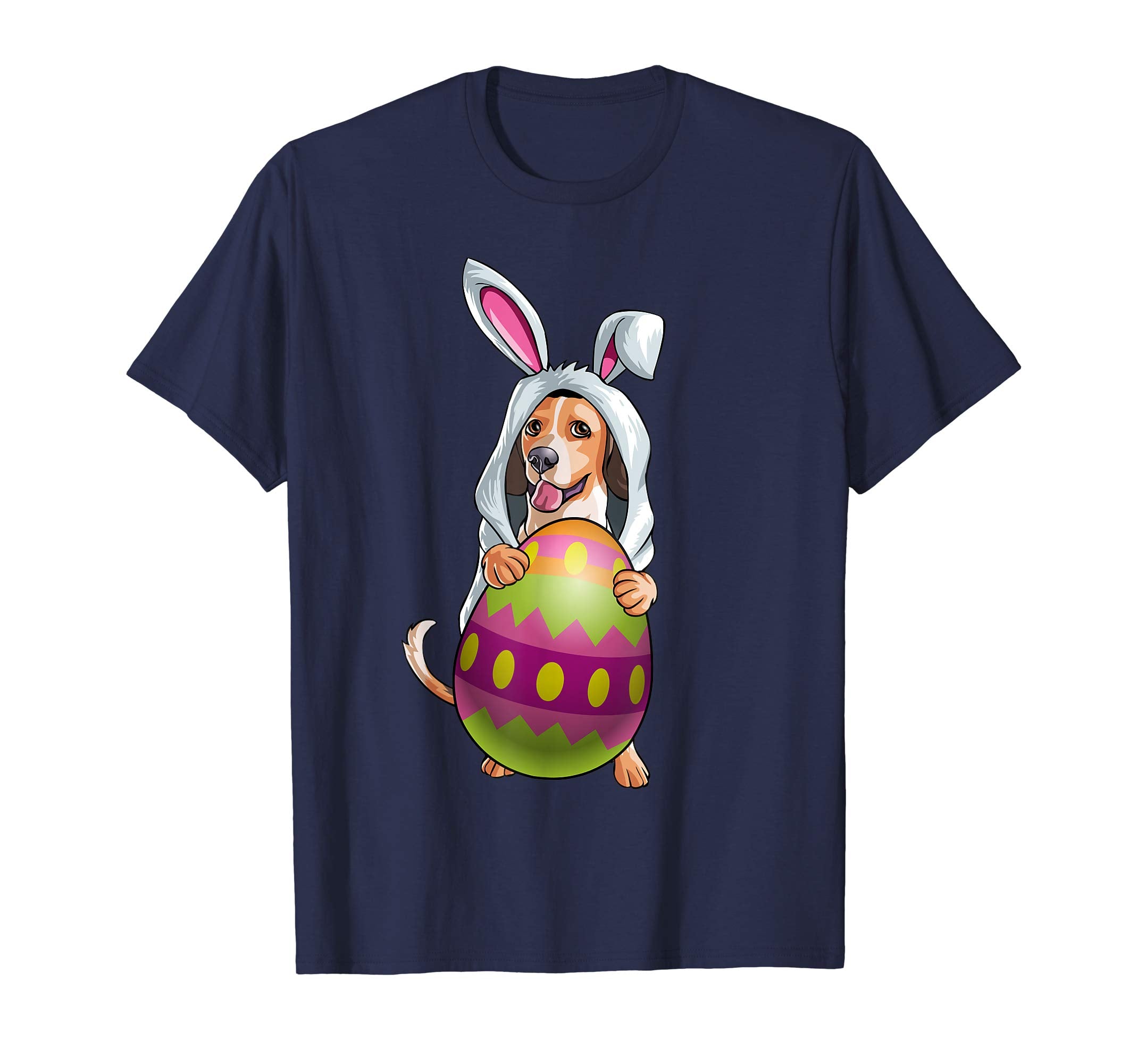 Easter Beagle T Shirt Men Women Kids Bunny Basket Eggs