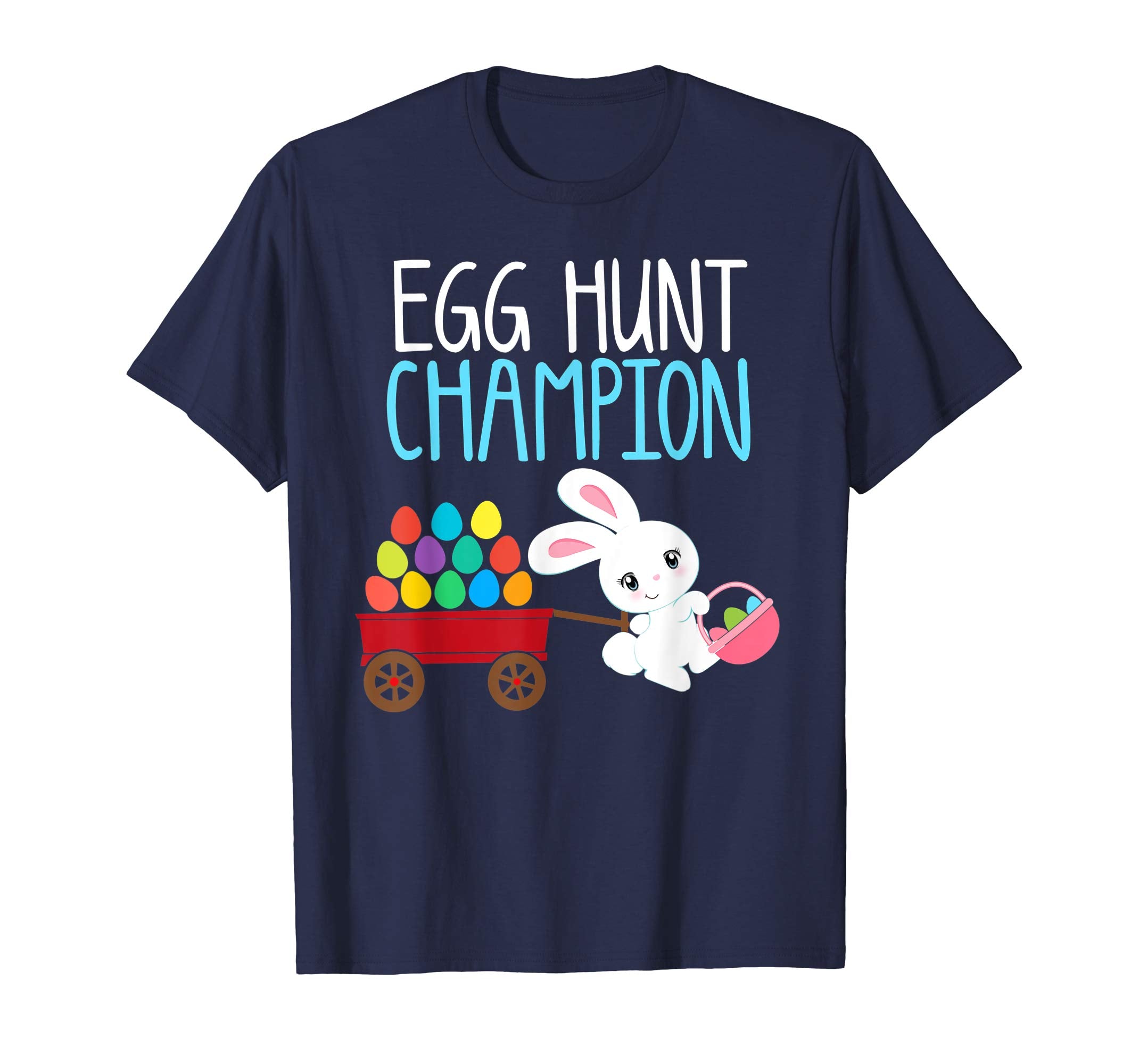 Easter Bunny T-Shirt Girls Kids Toddlers EGG HUNT CHAMPION