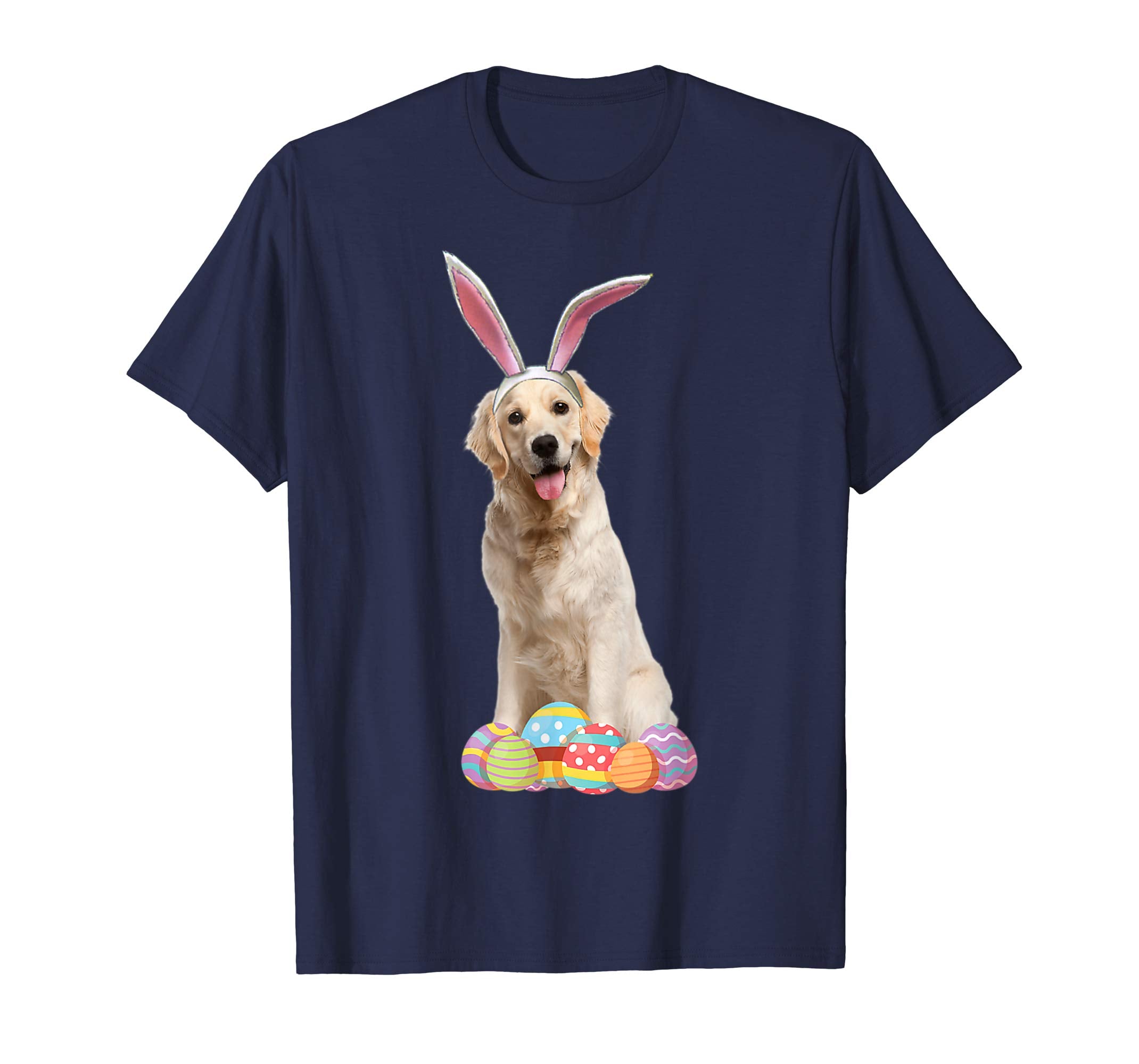 Easter Shirt Golden Retriever Funny Bunny Ears Eggs Gift