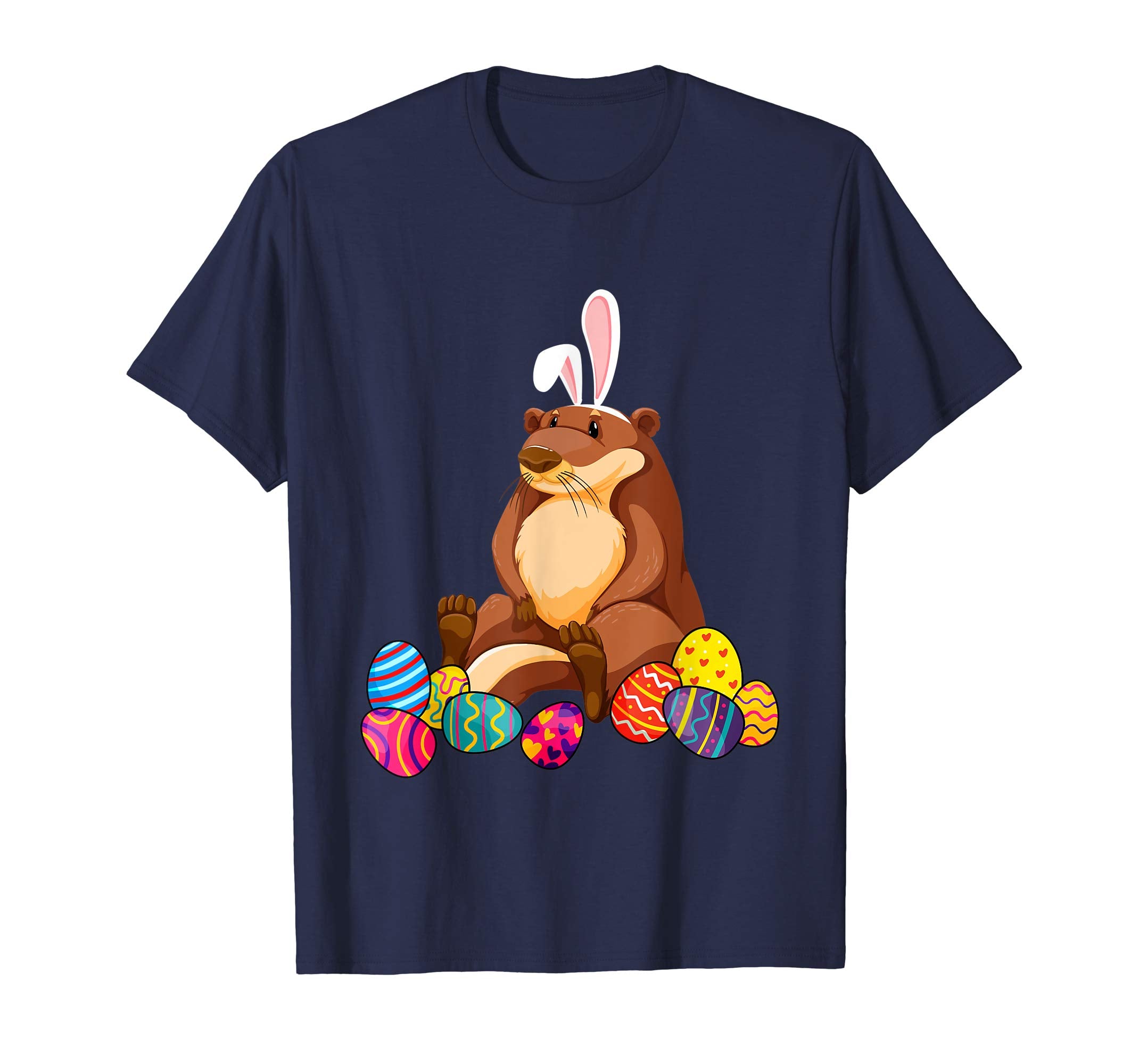 Otter Bunny Ear With Egg Easter Easter Day Shirt