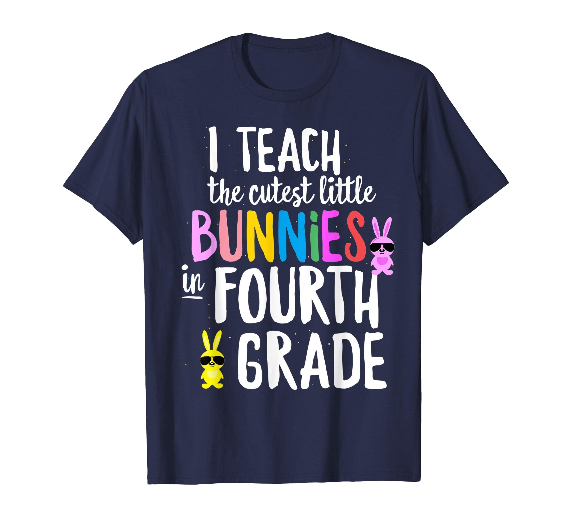 Easter Fourth Grade Teacher Bunny Christian Holiday T-shirt