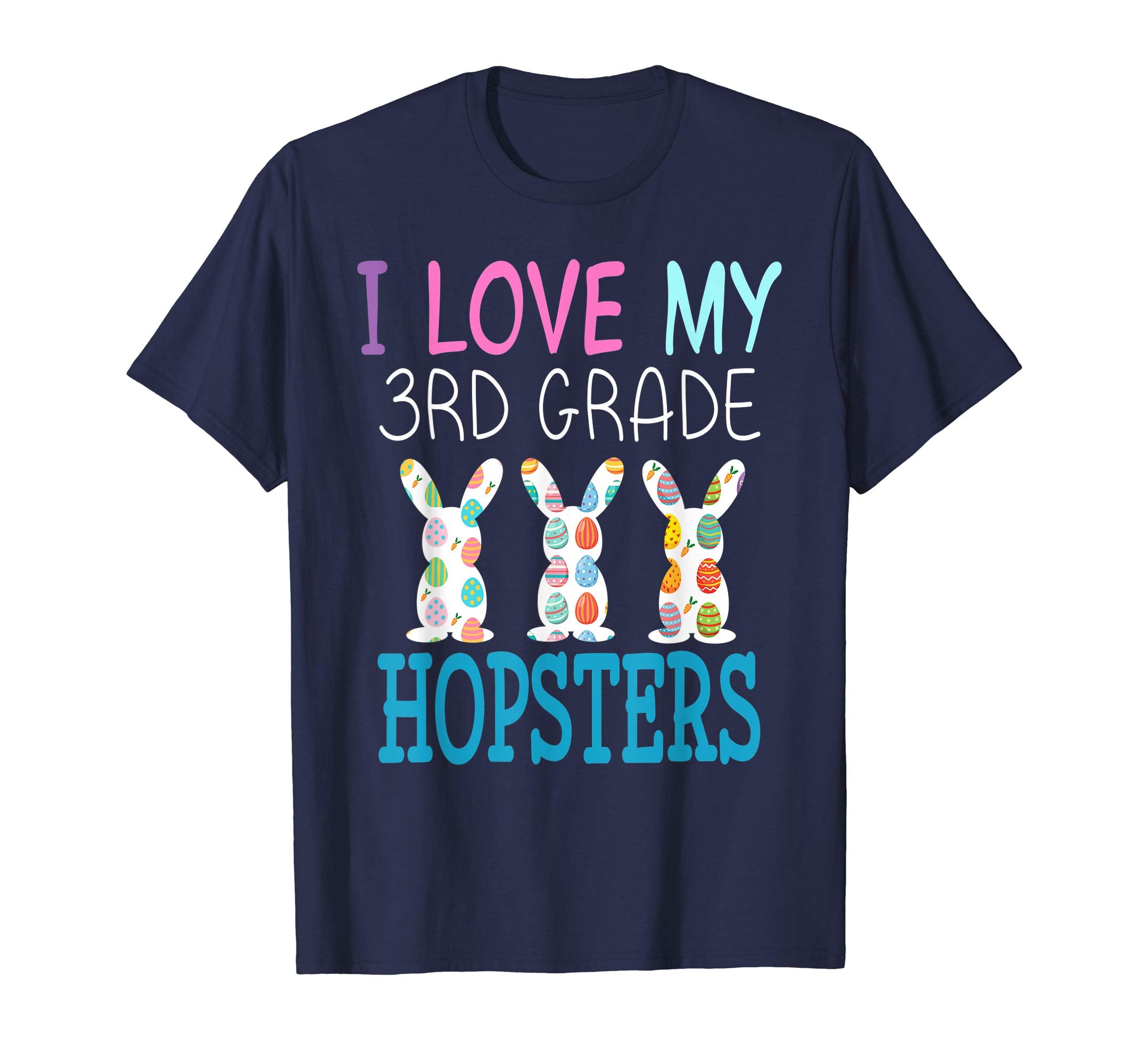 Easter 3rd Grade Teacher Shirt Gift Easter T-Shirt Women
