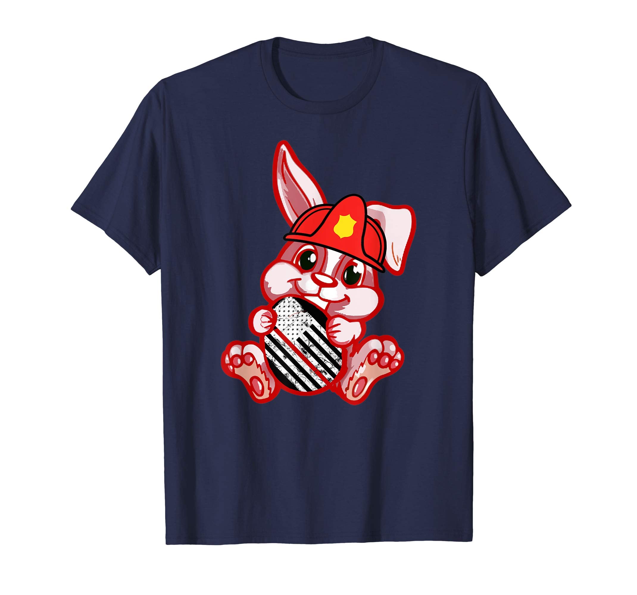 Mens Firefighter Easter Shirt