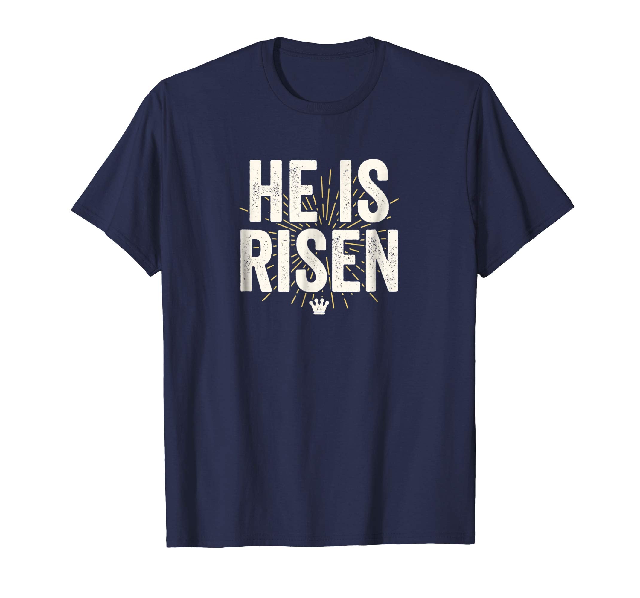 Two Sided He Is Risen Indeed Christian Easter Sunday T-Shirt